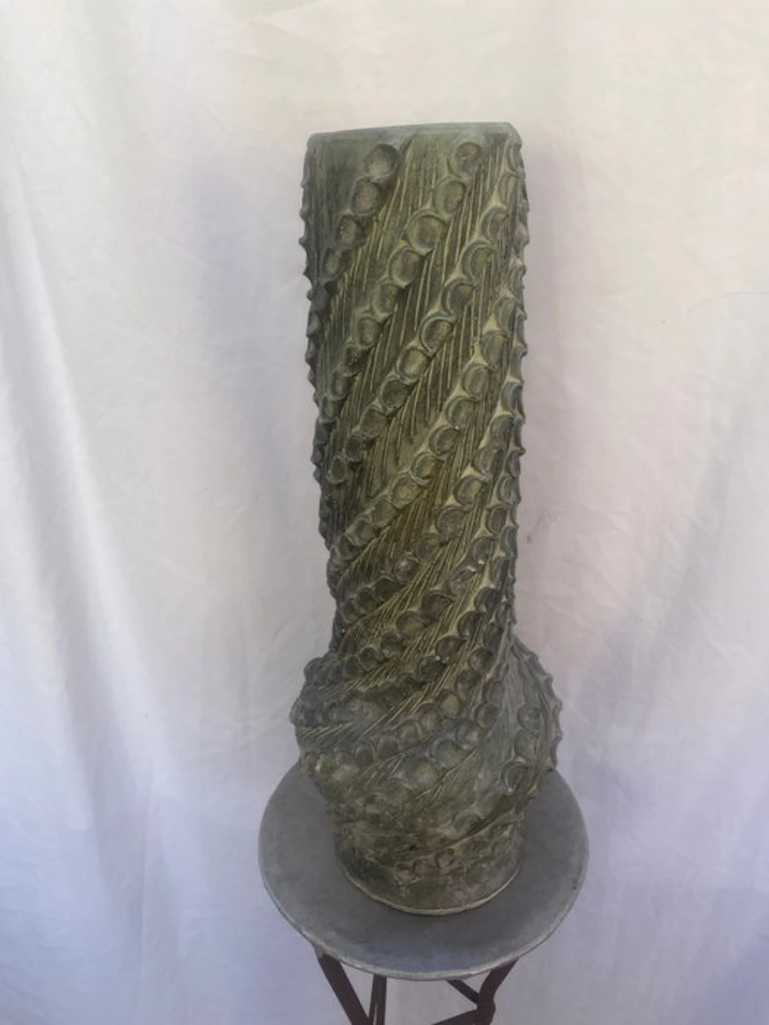 Vase - Stoneware - large Art Deco vase 58