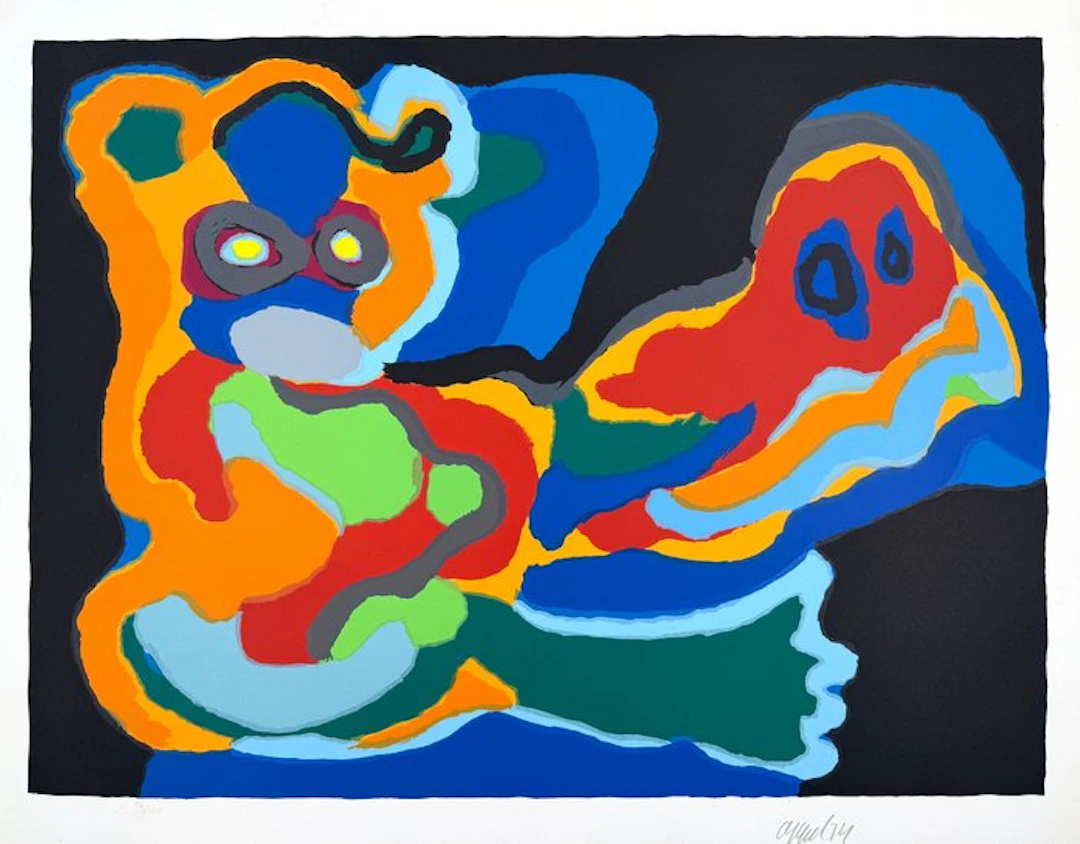 Karel Appel (1921-2006) - Bird Sitting on My Shoulder