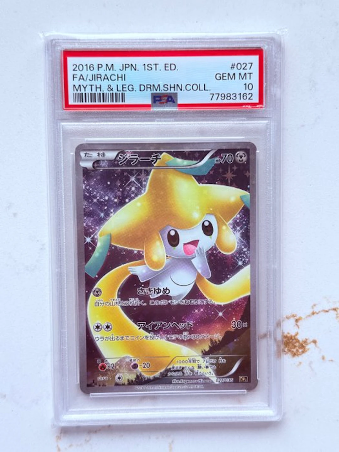Pokémon - 1 Graded card - Jirachi 027 Foil