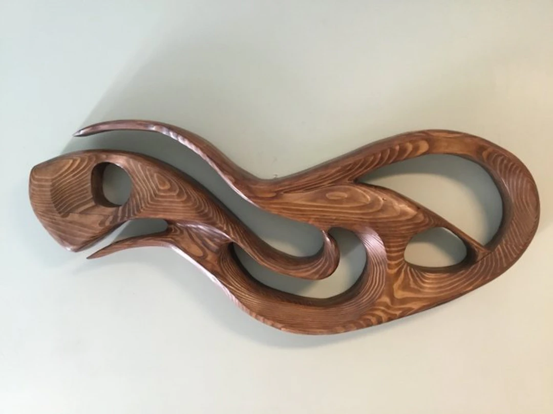 DOMY'S - Block carving, WAVE - 40 cm - Wood - 2026