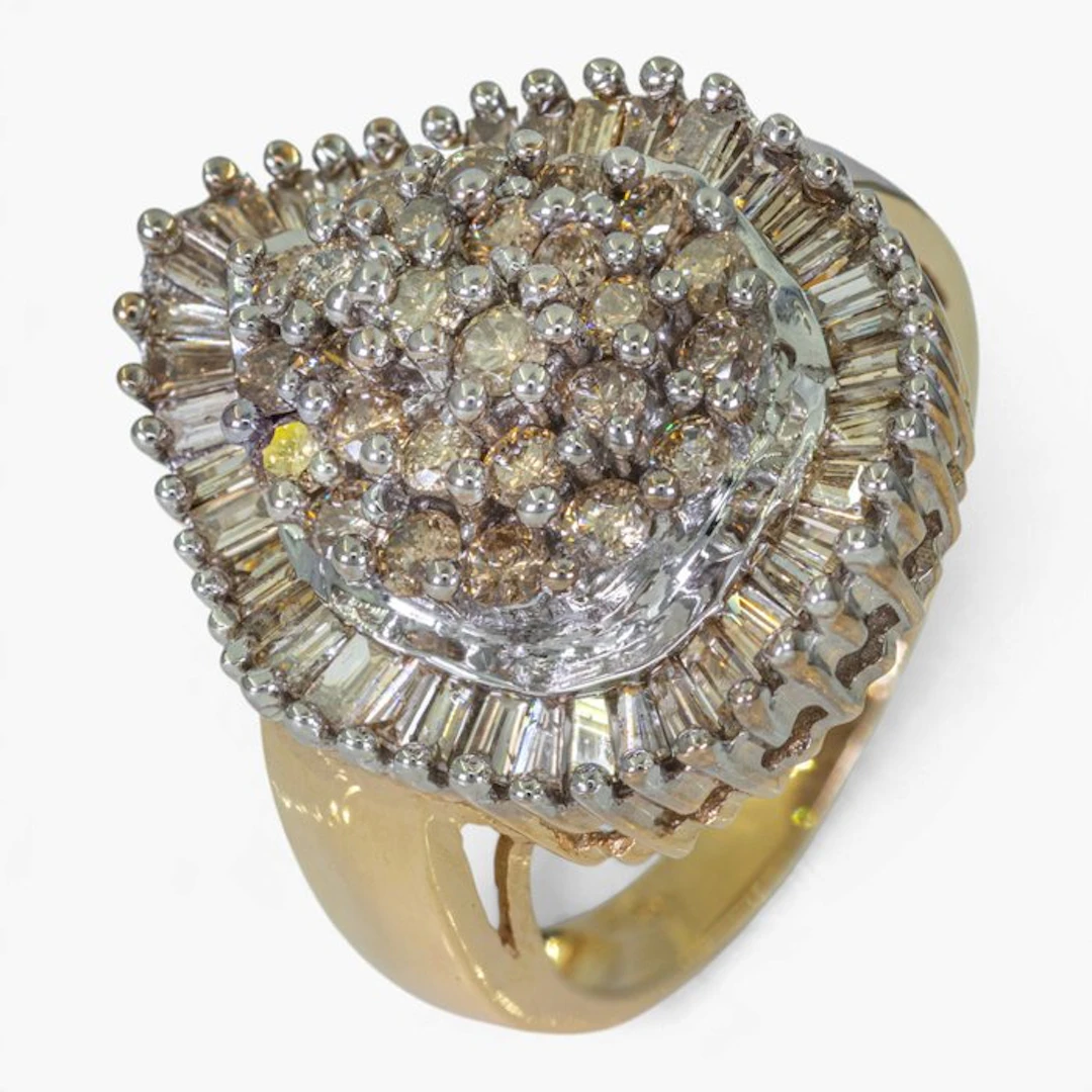 No reserve price - Ring - 14 kt