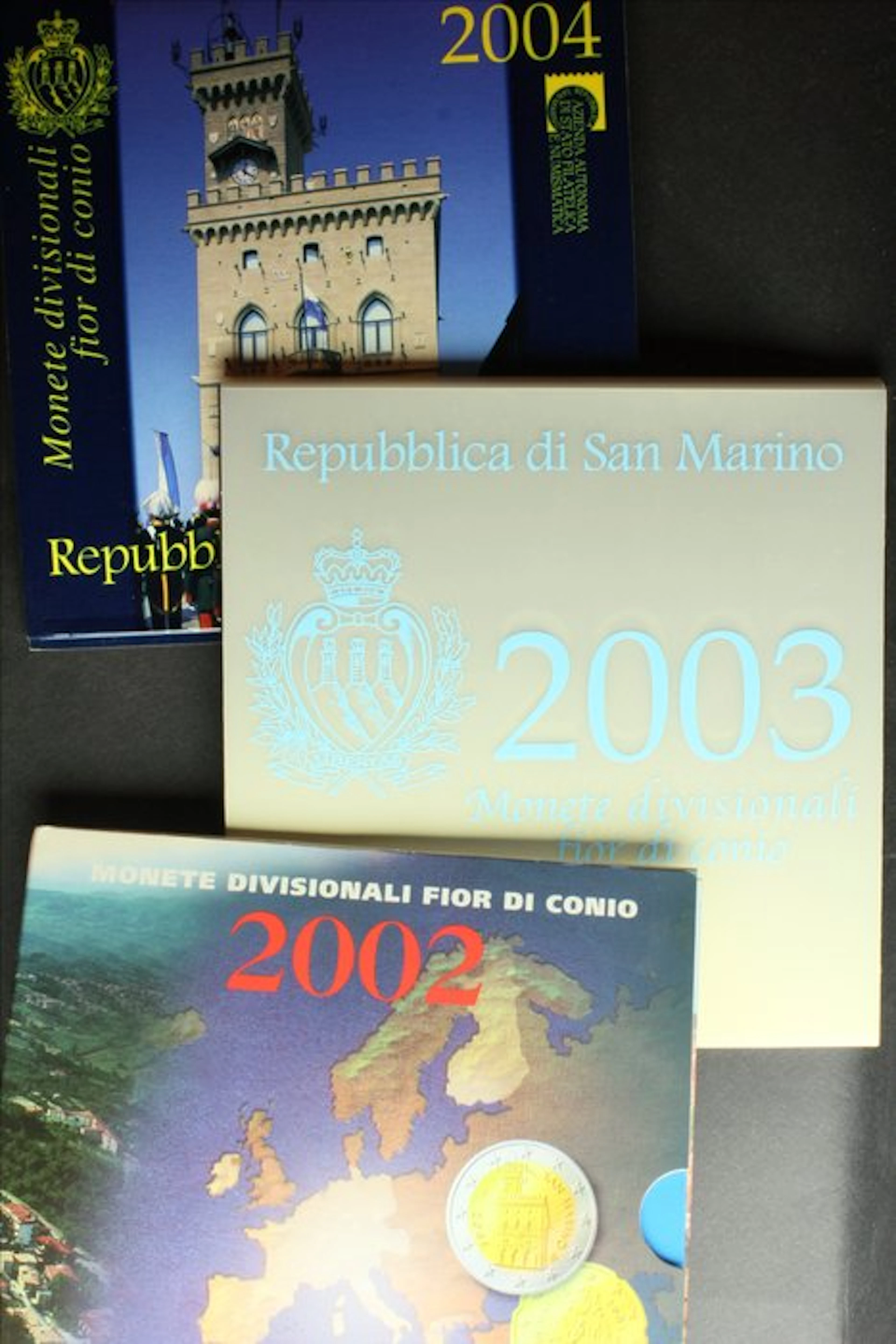 San Marino. Year Set (BU) 2002/2004 (3 sets)