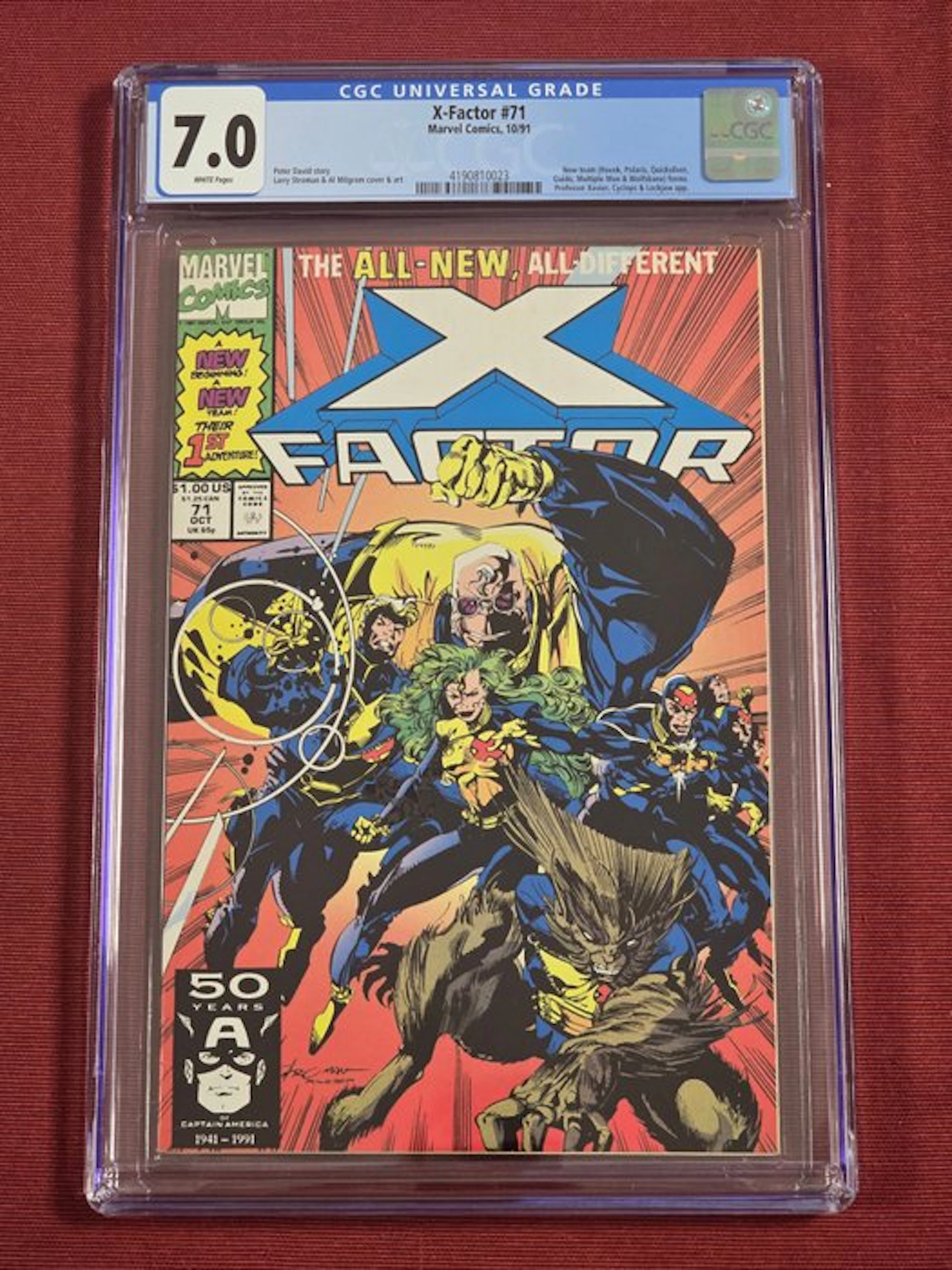 X-Factor #71 - First appearanec of New Team - 1 Graded...