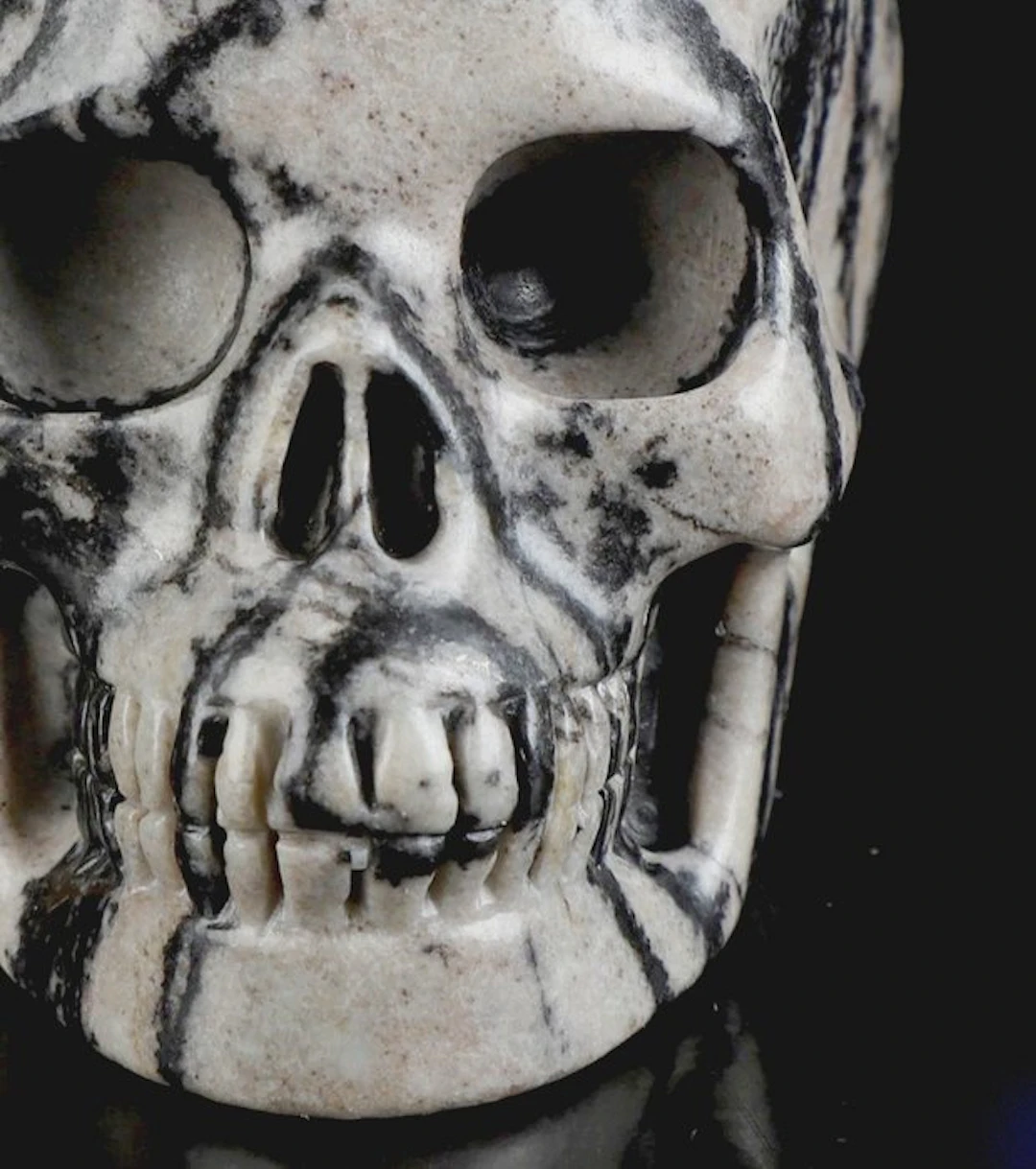 276 g 7.90 x 5.60 cm AA Network Witchcraft Jaspis Skull...