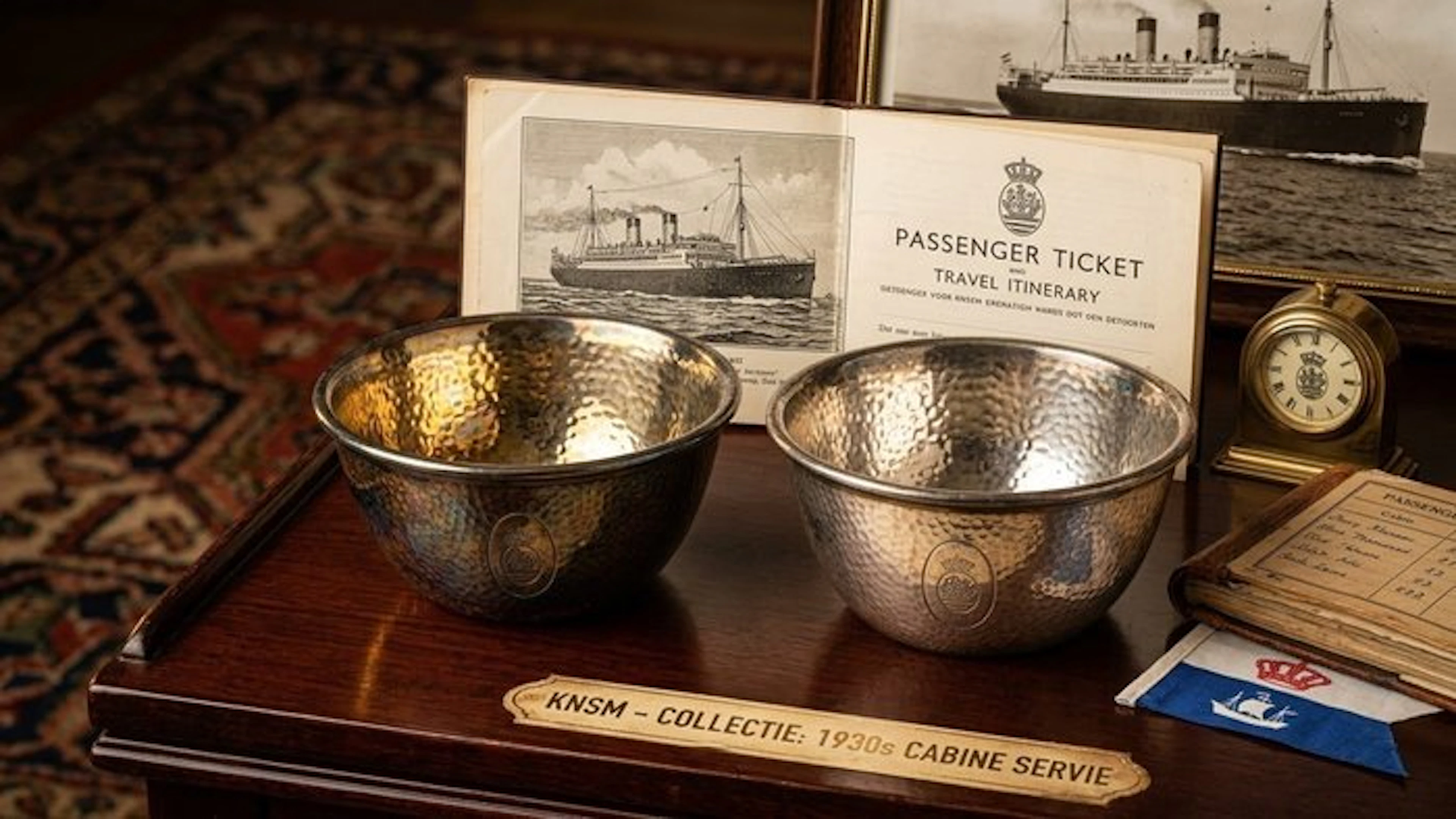 Maritime object (2) - Elkington & Co. - Silverplated- KNSM 1930
