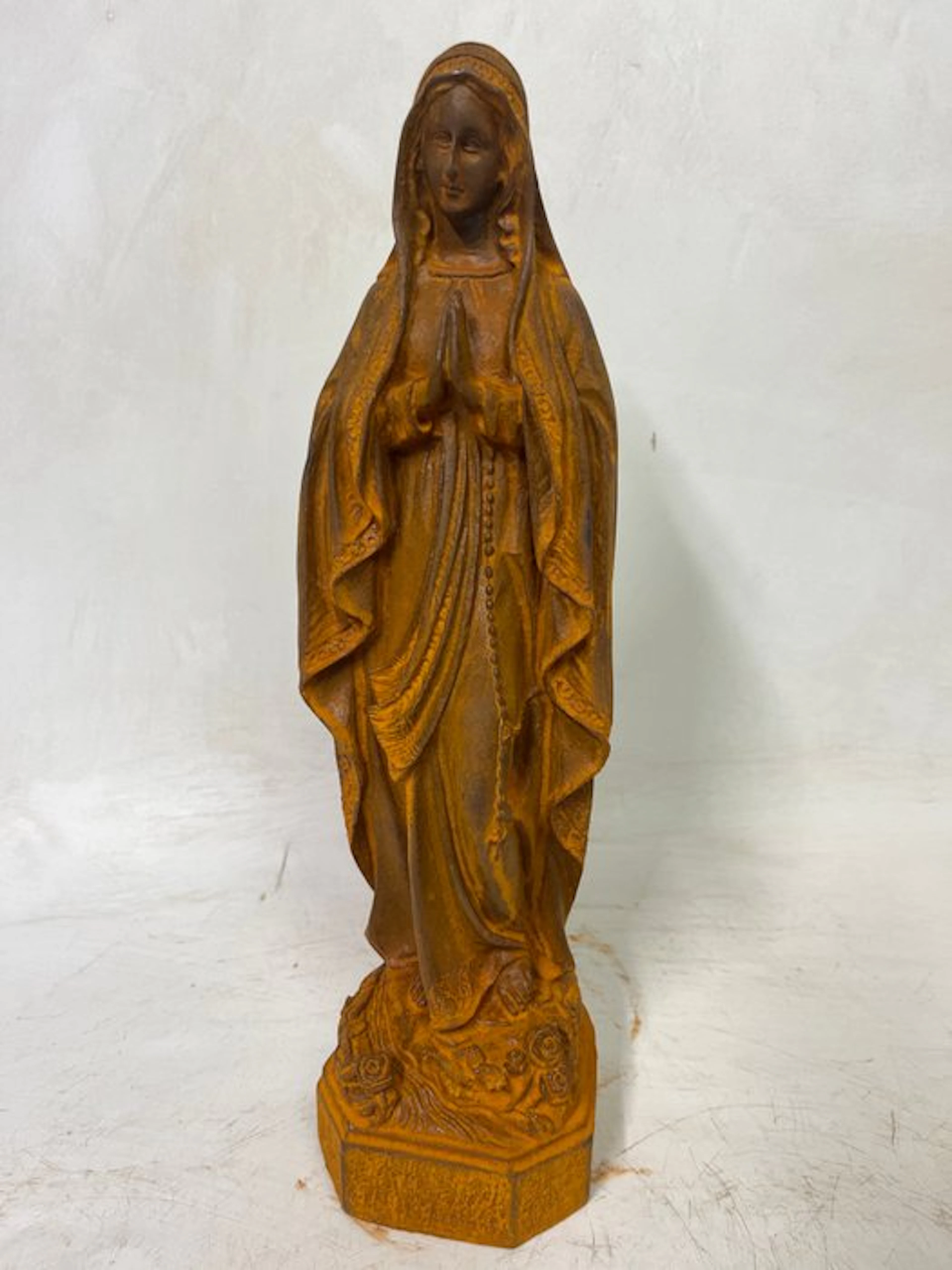 Statue, moeder maria - 38 cm - Cast iron