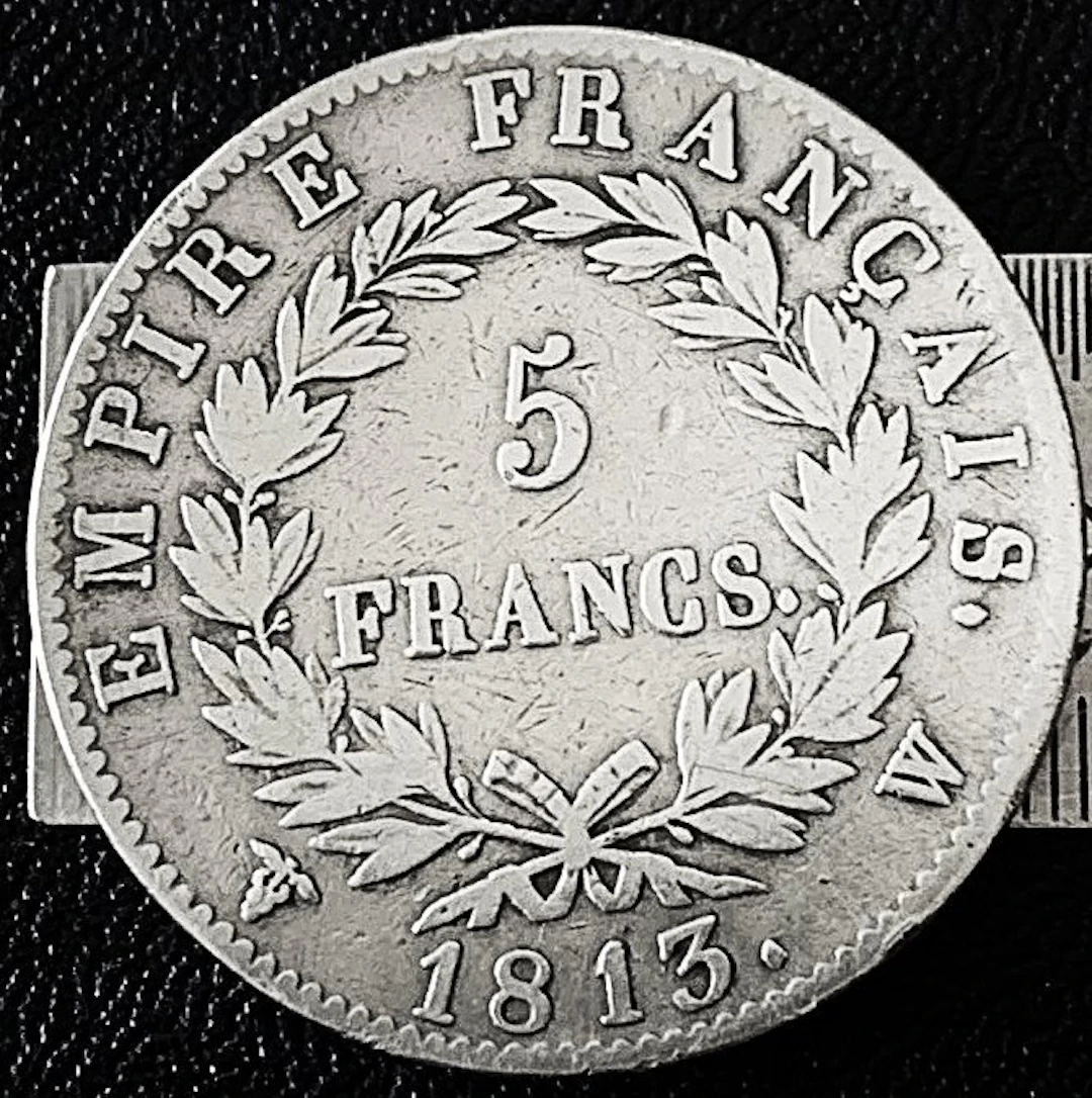 France. Napoléon I (1804-1814). 5 Francs 1813-W, Lille (No reserve price)