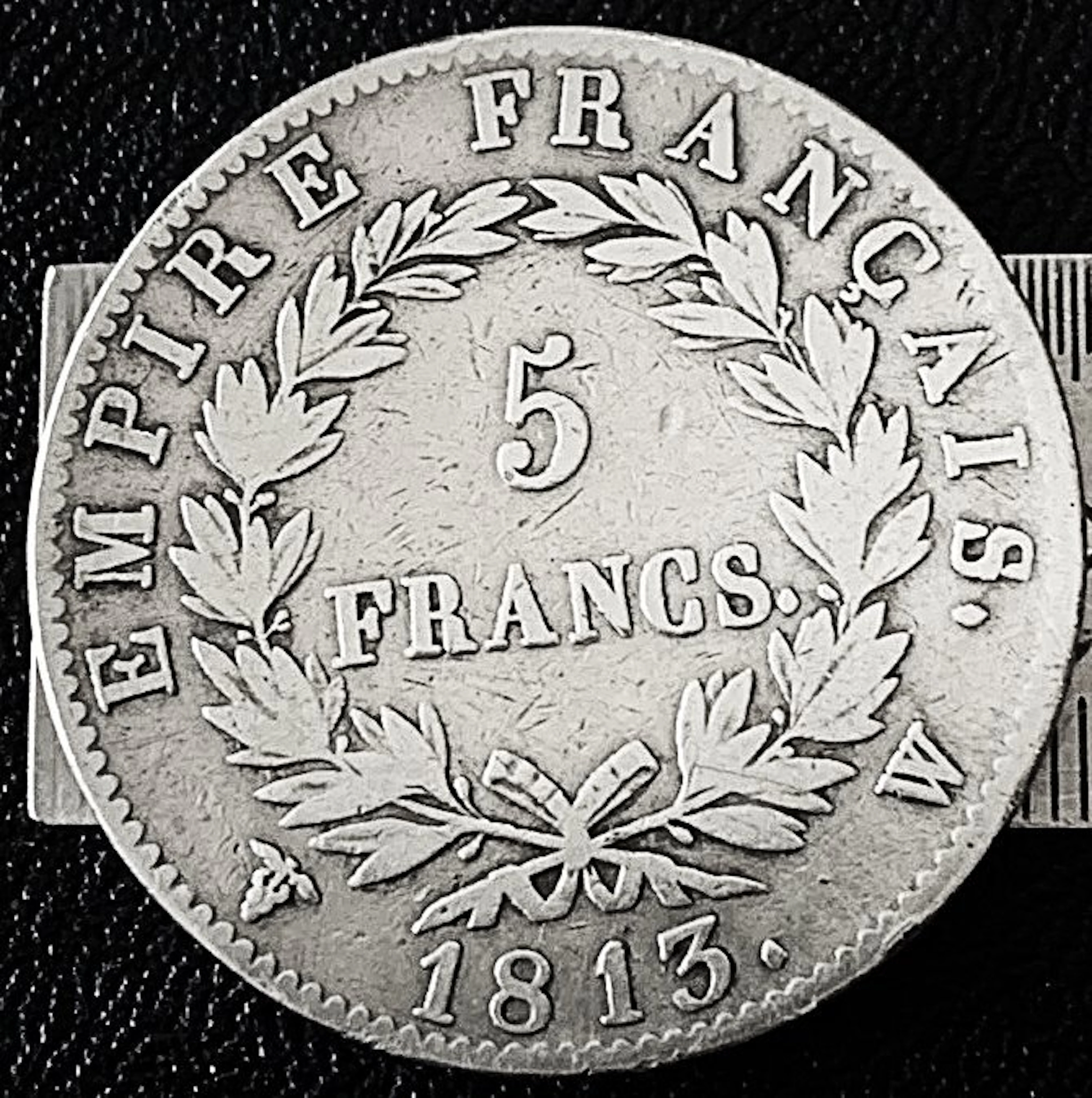 France. Napoléon I (1804-1814). 5 Francs 1813-W, Lille (No reserve price)