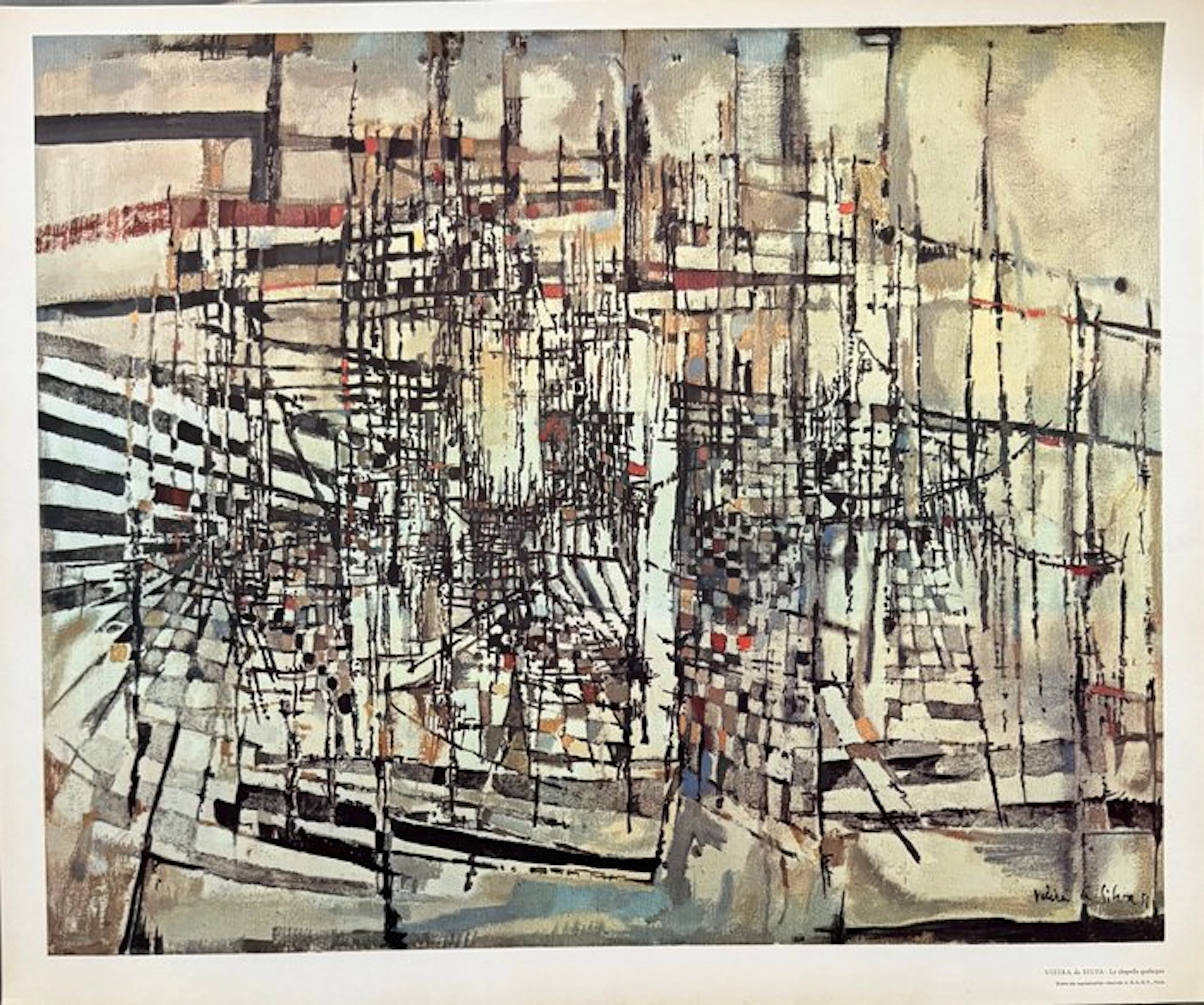 Maria Helena Vieira Da Silva (1908-1992) - La chapelle gothique