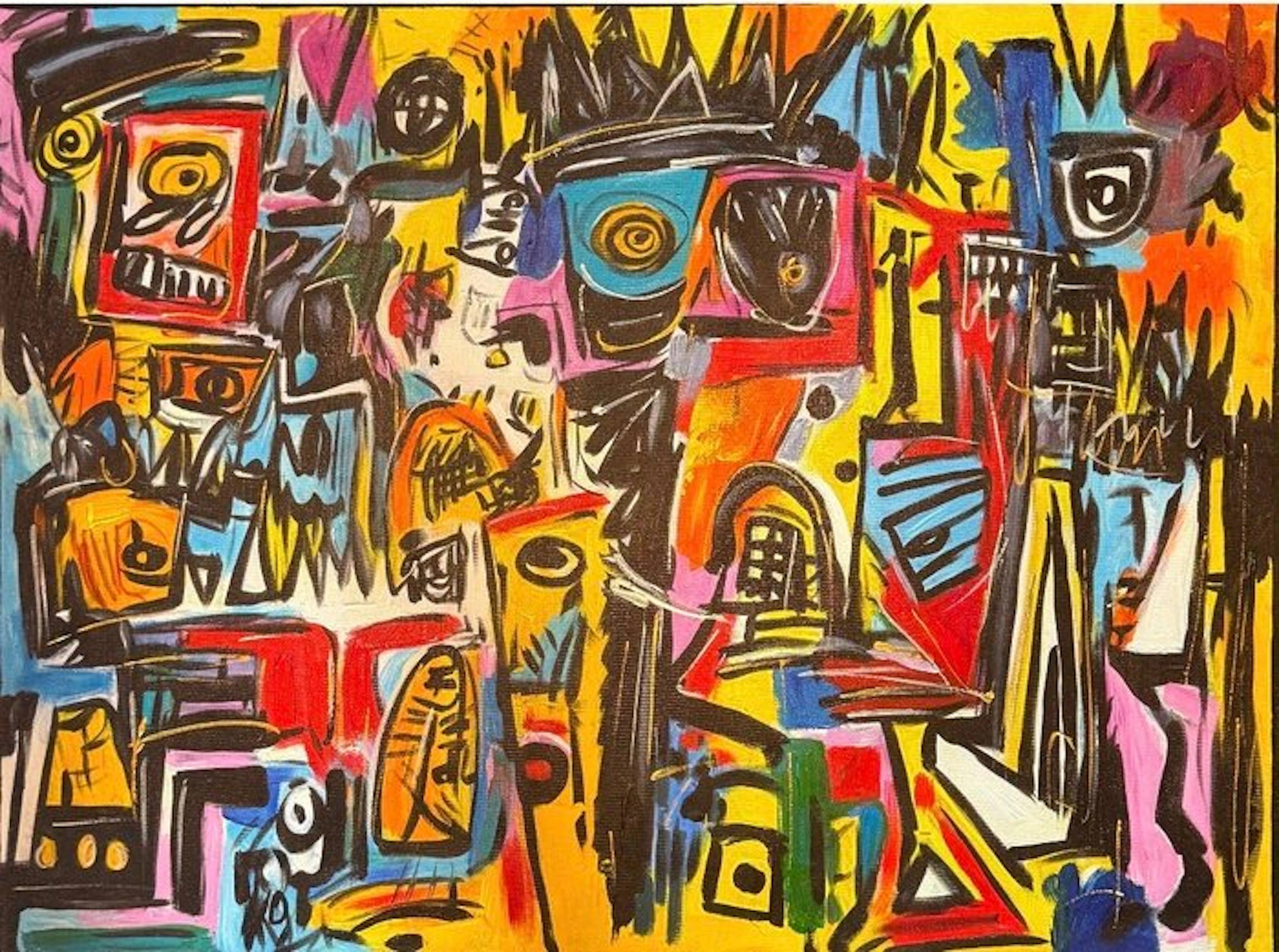 Nguyễn V.L (1993) - Chaos royal ↑60 →80 cm