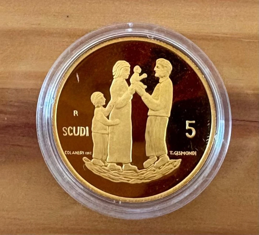 San Marino. 5 Scudi 1994, Box & COA (No reserve price)