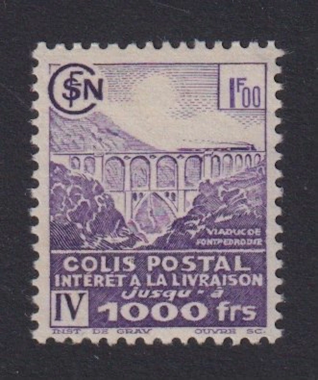 France 1942 - Stamp for parcel post No