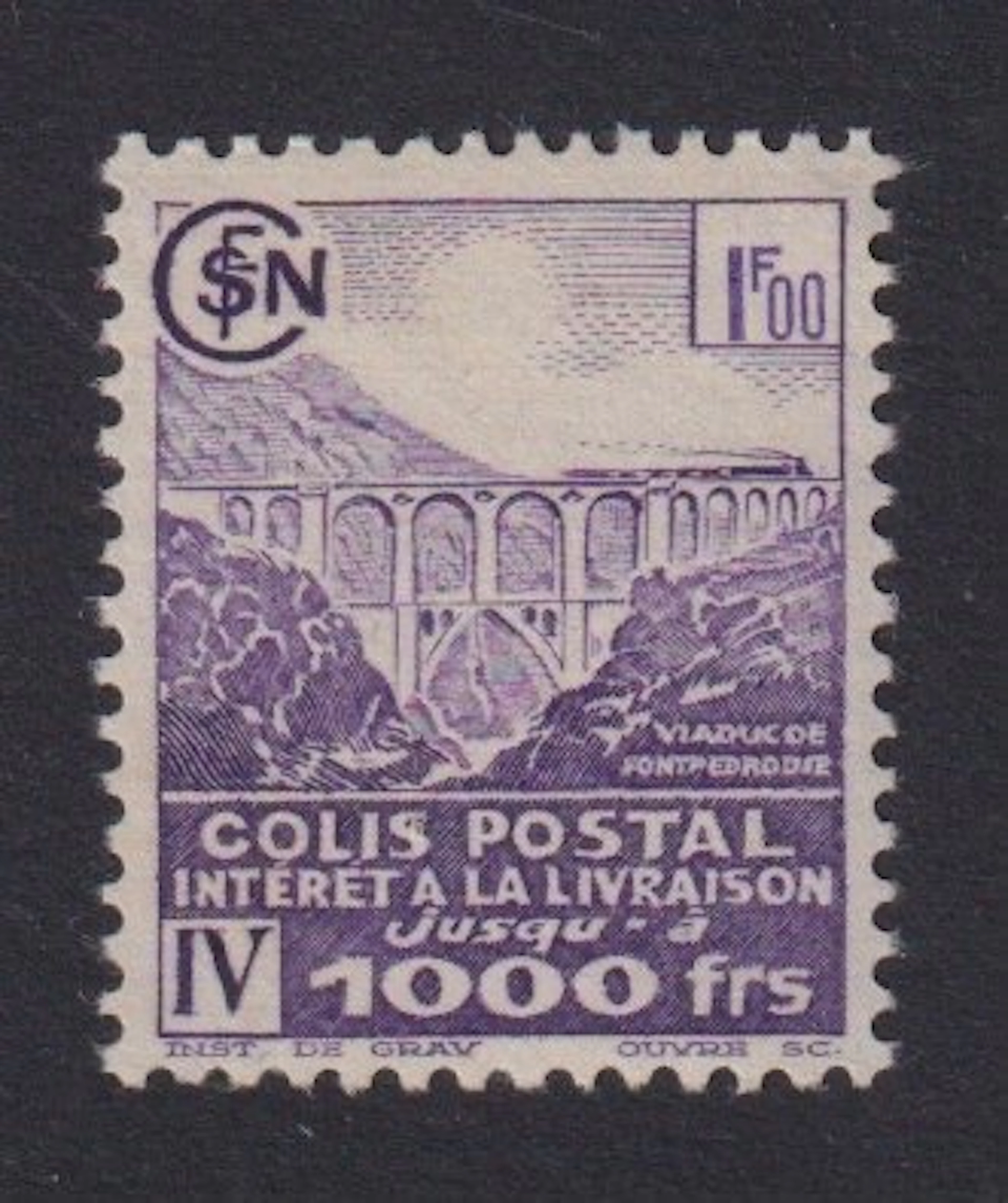 France 1942 - Stamp for parcel post No