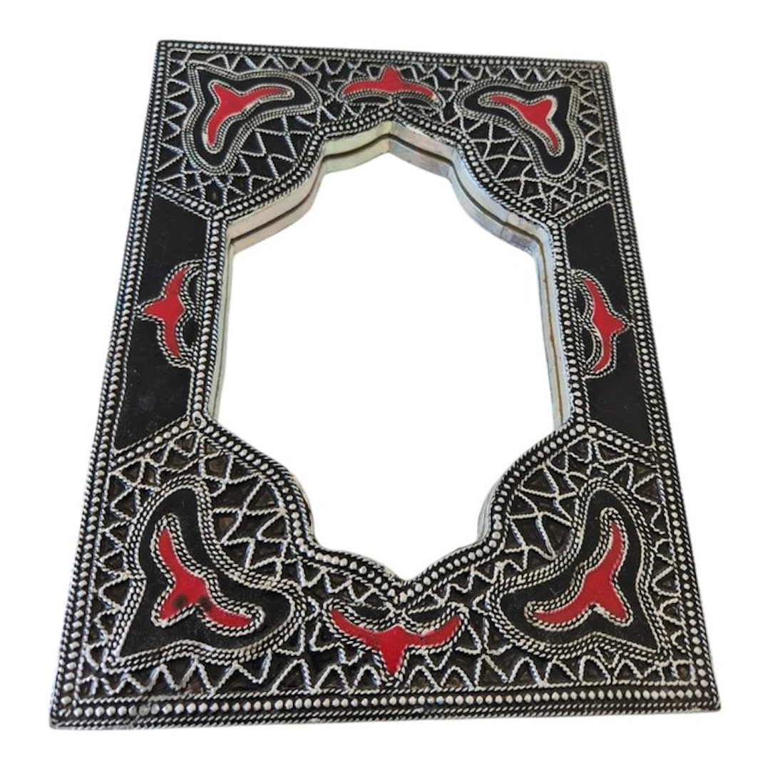 handgemaakte spiegel - Mirror- Mosaic mirror with camel...
