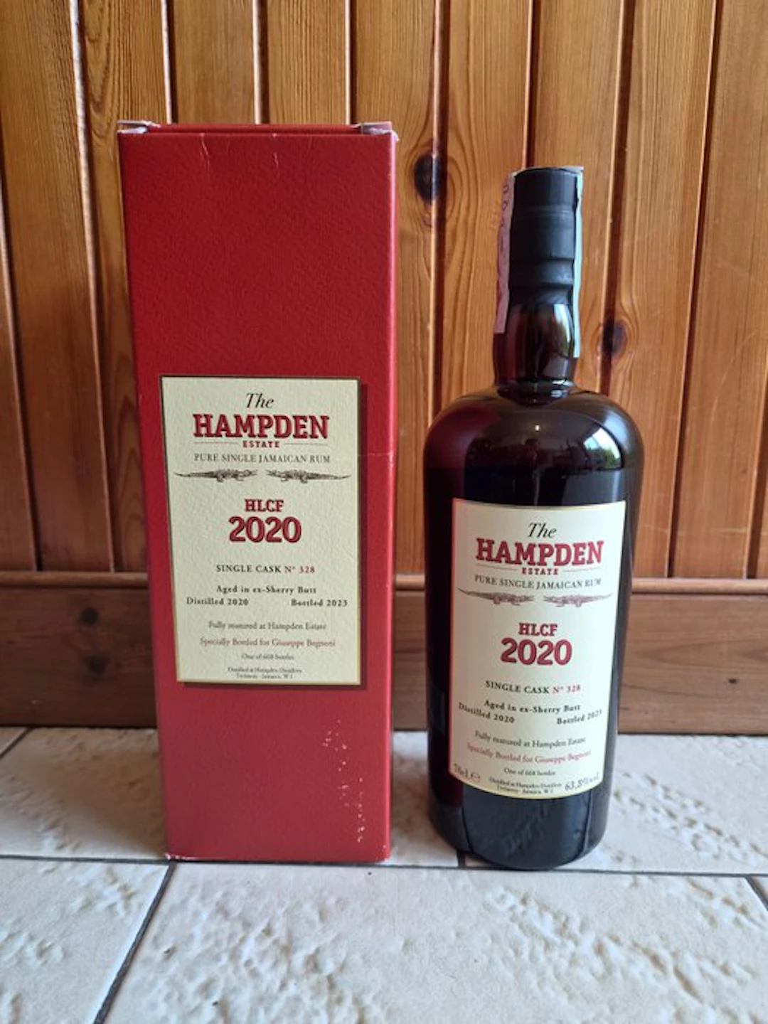 Hampden 2020 LM&V - HLCF Cask 328 for Stefano Begnoni - b. 2023 - 70cl
