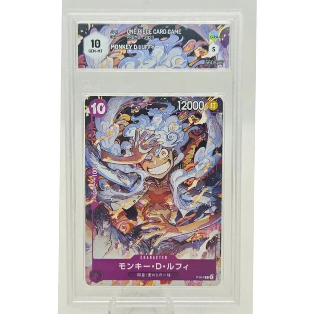 Bandai - 1 Graded card - One Piece - Monkey D. Luffy Promo card - Graad 10