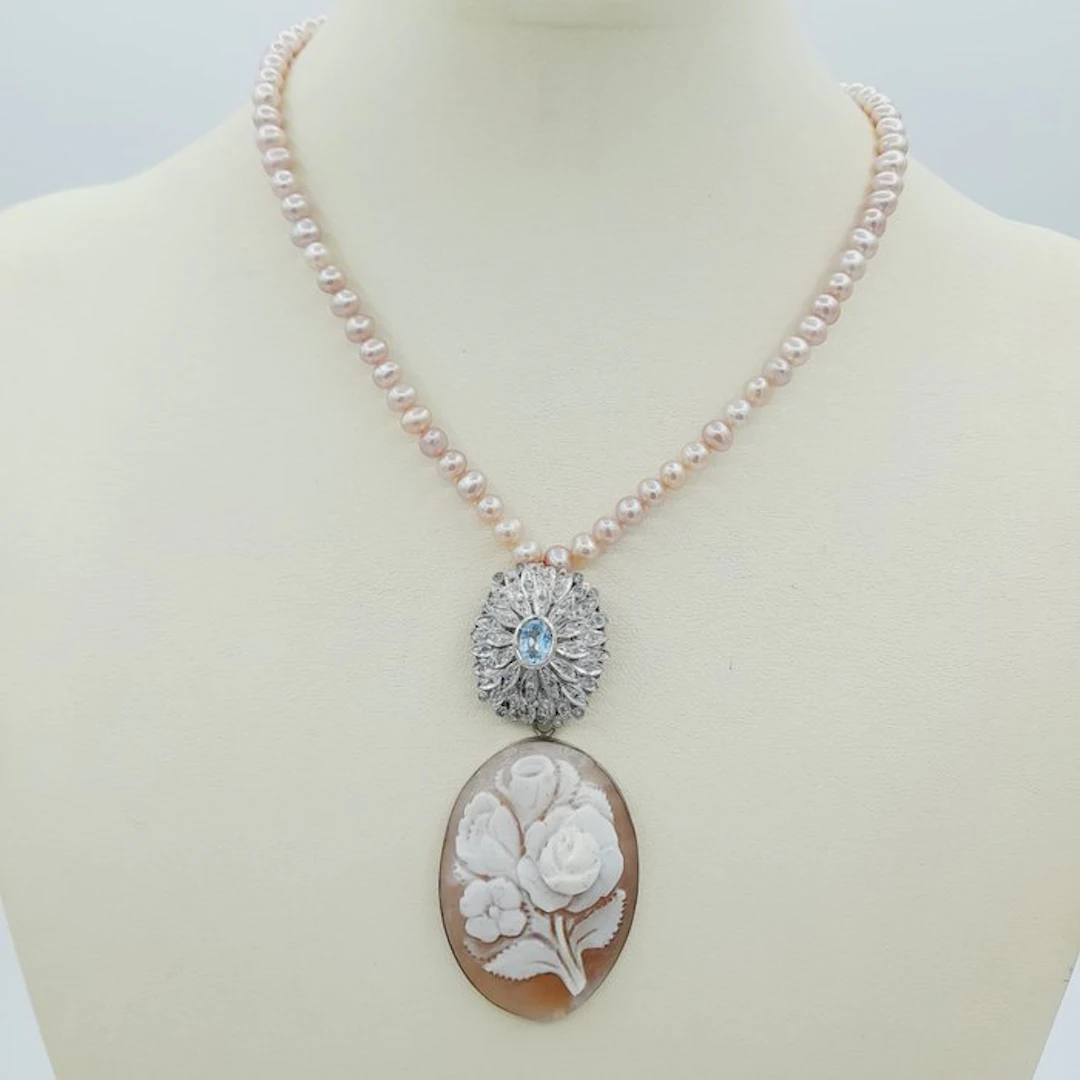 No reserve price - Necklace with pendant Silver
