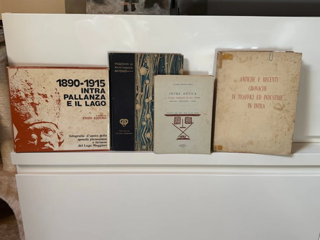 Renzo boccardi - Lotto di 6 Libri e Monografie di Storia Locale – Lago Maggiore