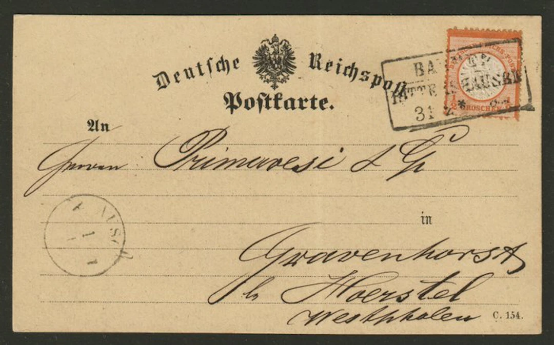 German Empire 1872 - German Reich 18 I b