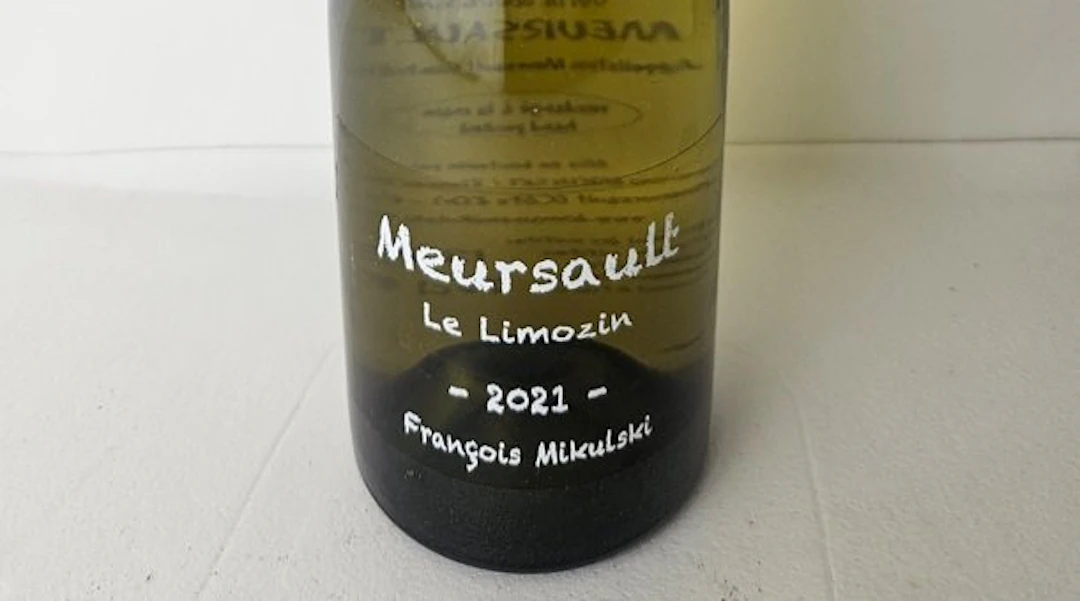 2021 François Mikulsk "Le Limozin" - Meursault - 1 Bottles (0.75L)