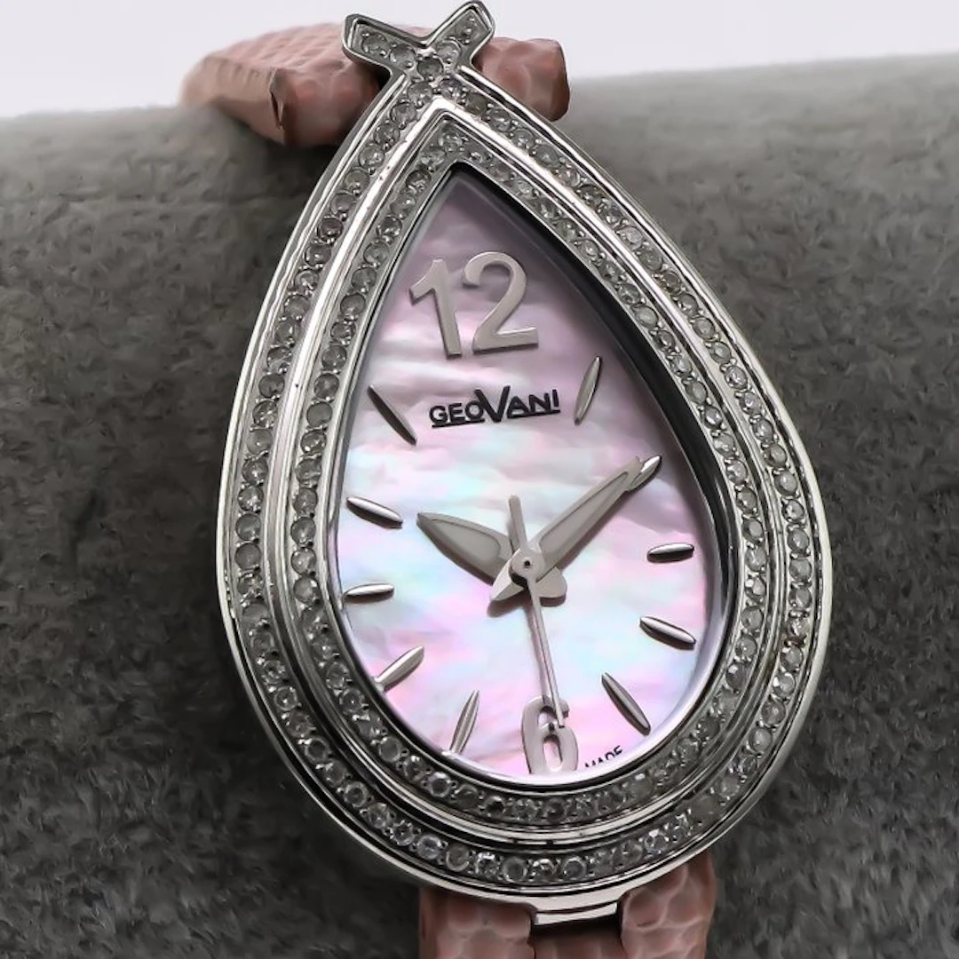 Geovani - Diamond Swiss Made Watch - GOL589-SL-D-6 - Women - 2010-2020