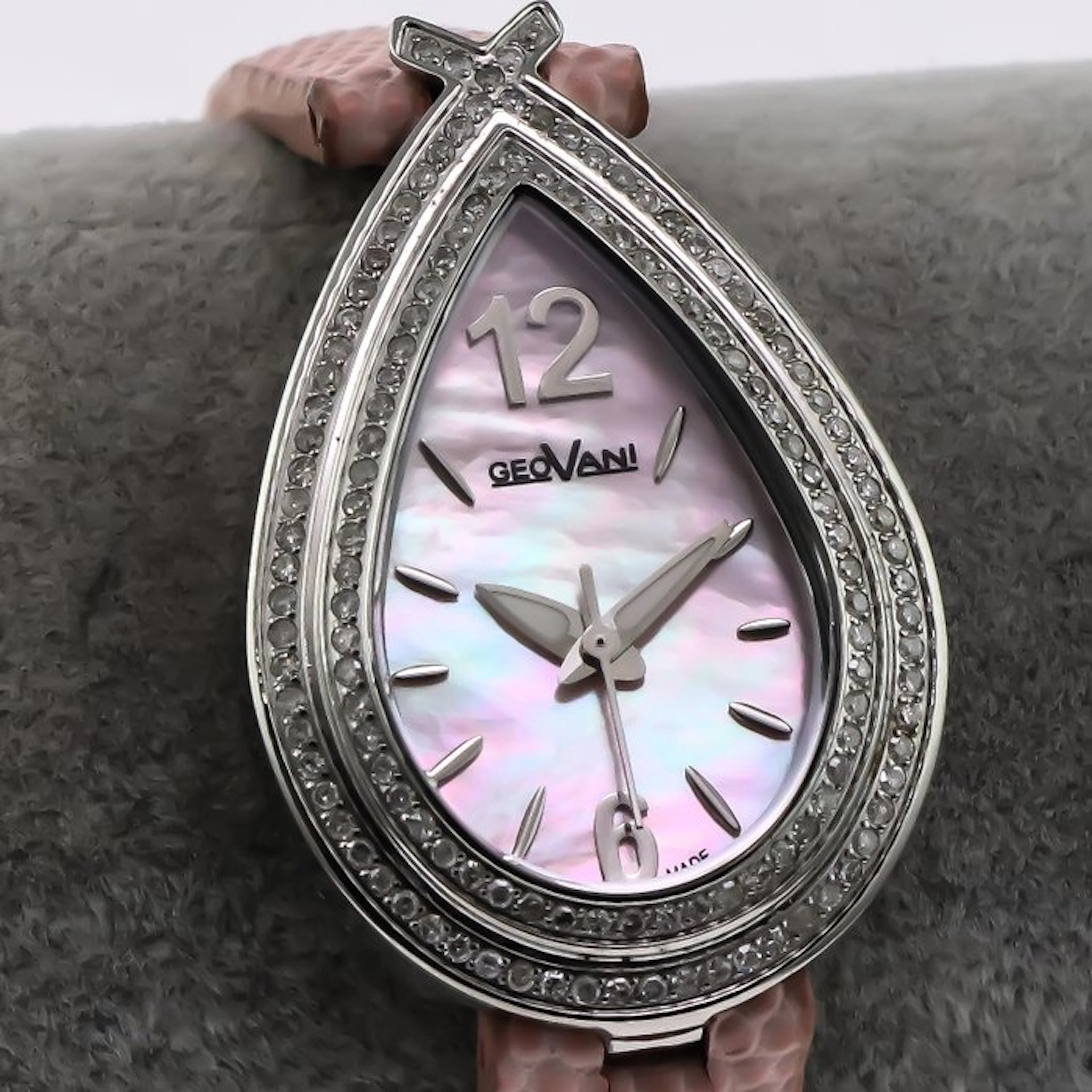 Geovani - Diamond Swiss Made Watch - GOL589-SL-D-6 - Women - 2010-2020