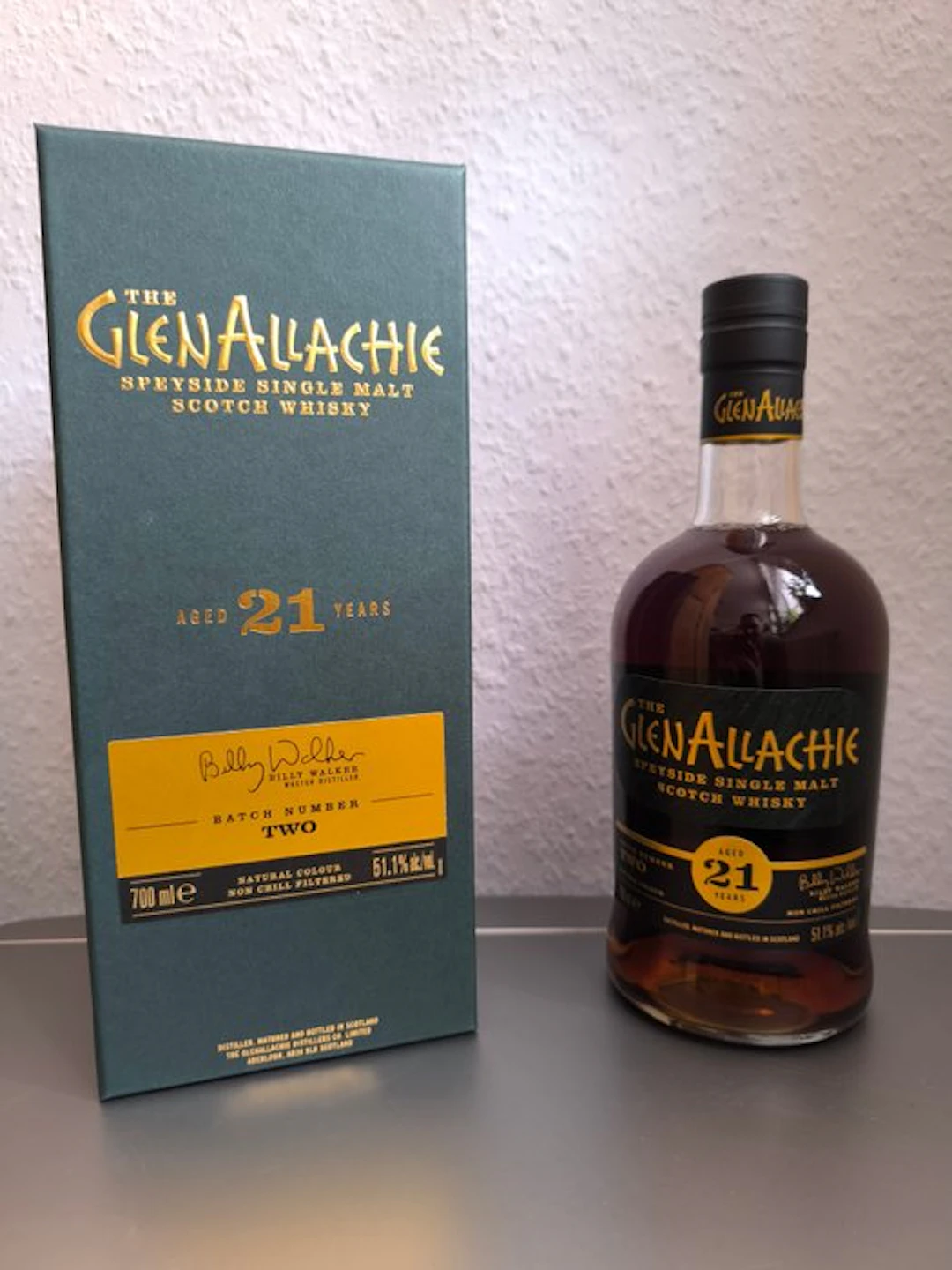 Glenallachie 21 years old Batch Number Two - 700ml