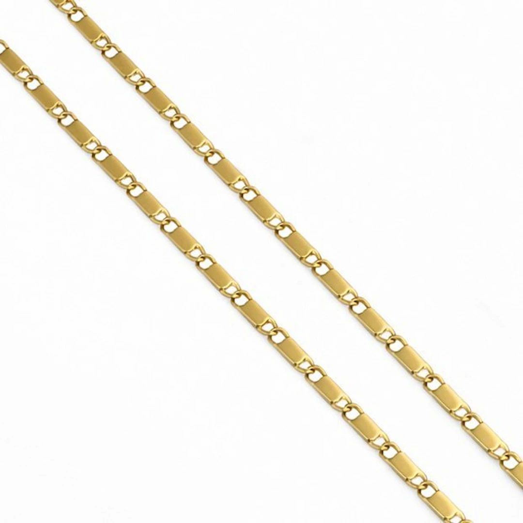 Necklace - 18 kt. Yellow gold - Made in Italy - Handmade