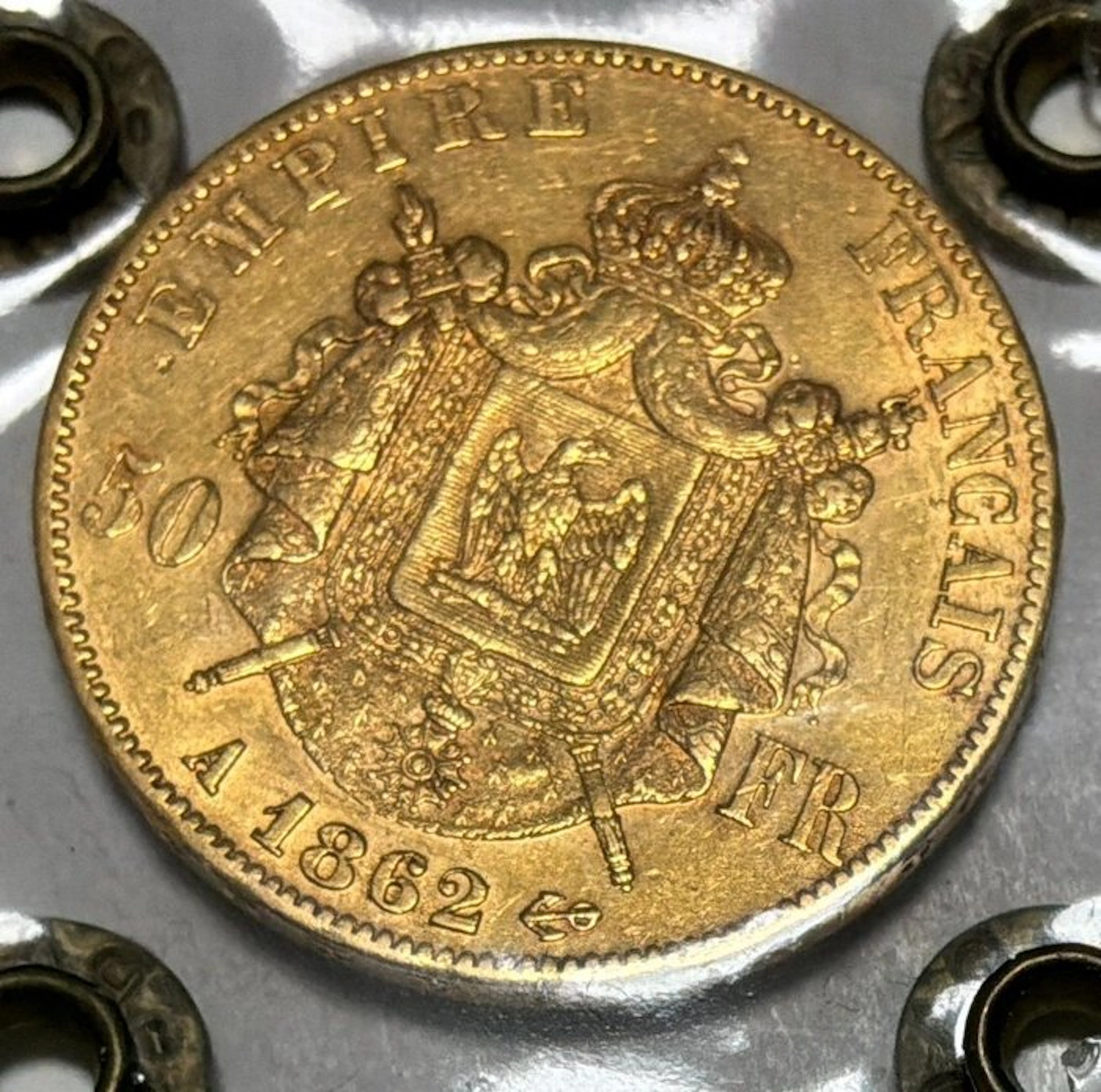 France. Napoléon III. 50 Francs 1862-A, Paris