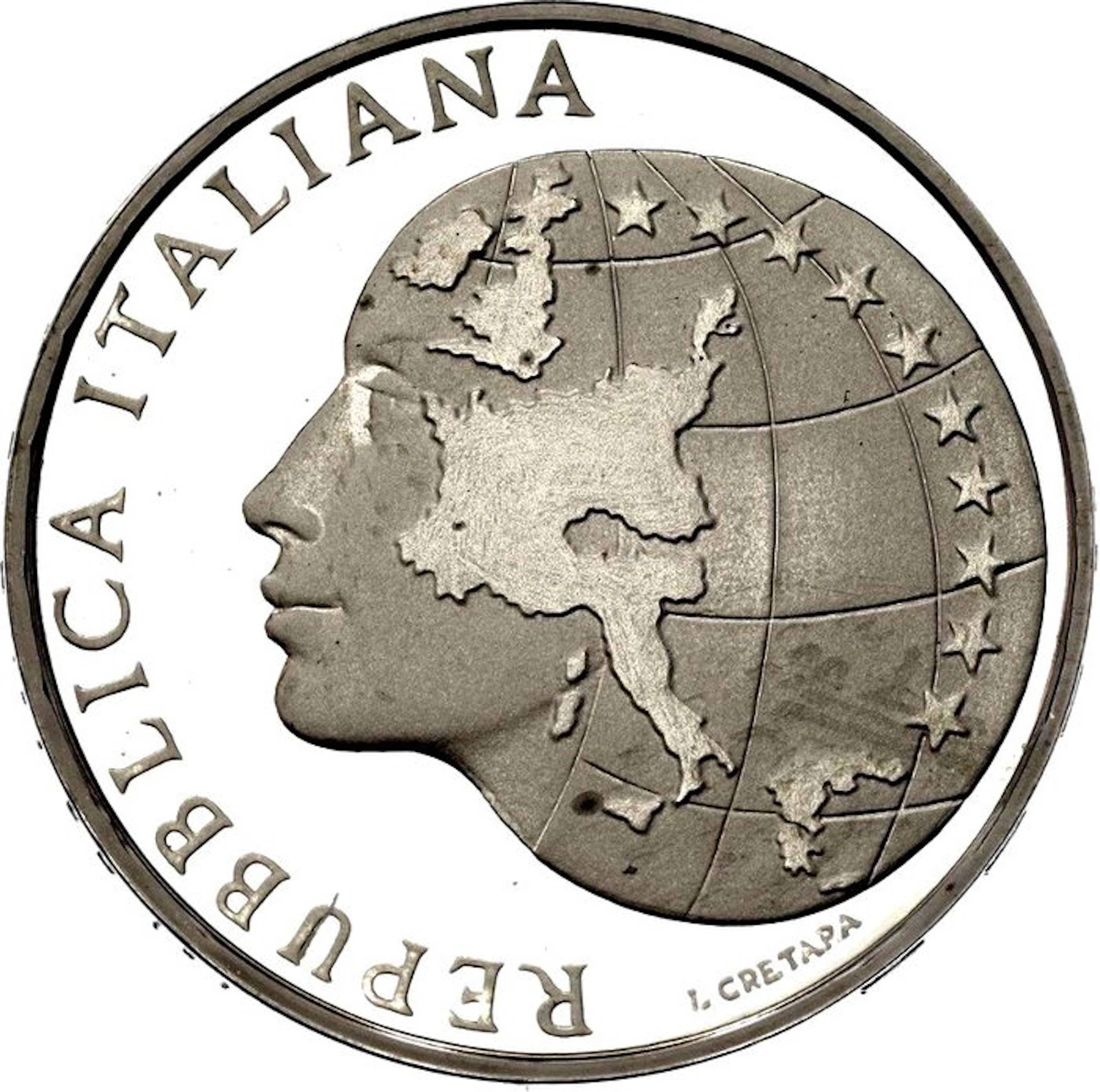 Italy. 500 Lire 1985 "Presidenza Italiana dell'Unione...
