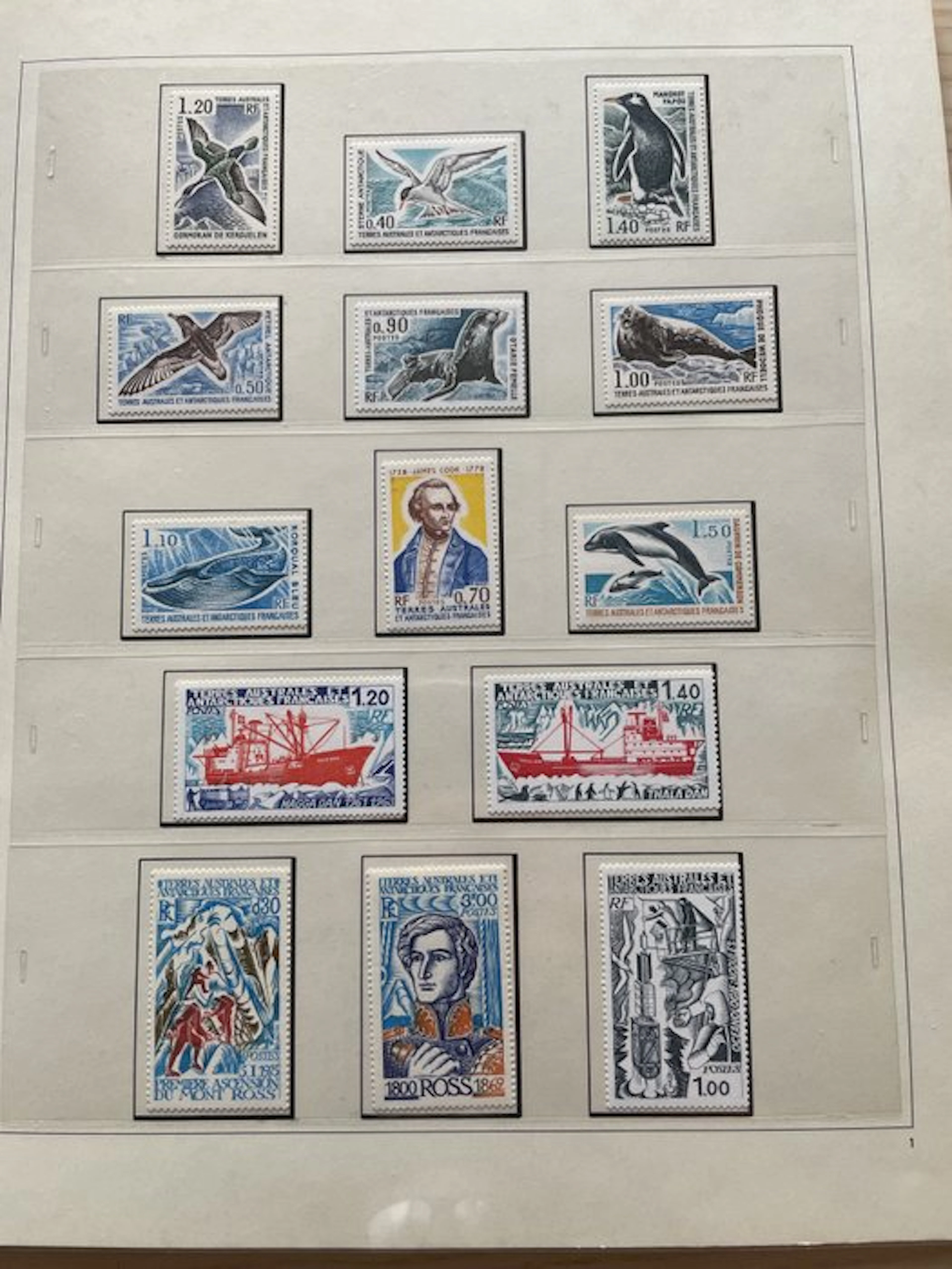 French Southern and Antarctic Lands - superbe collection de timbres