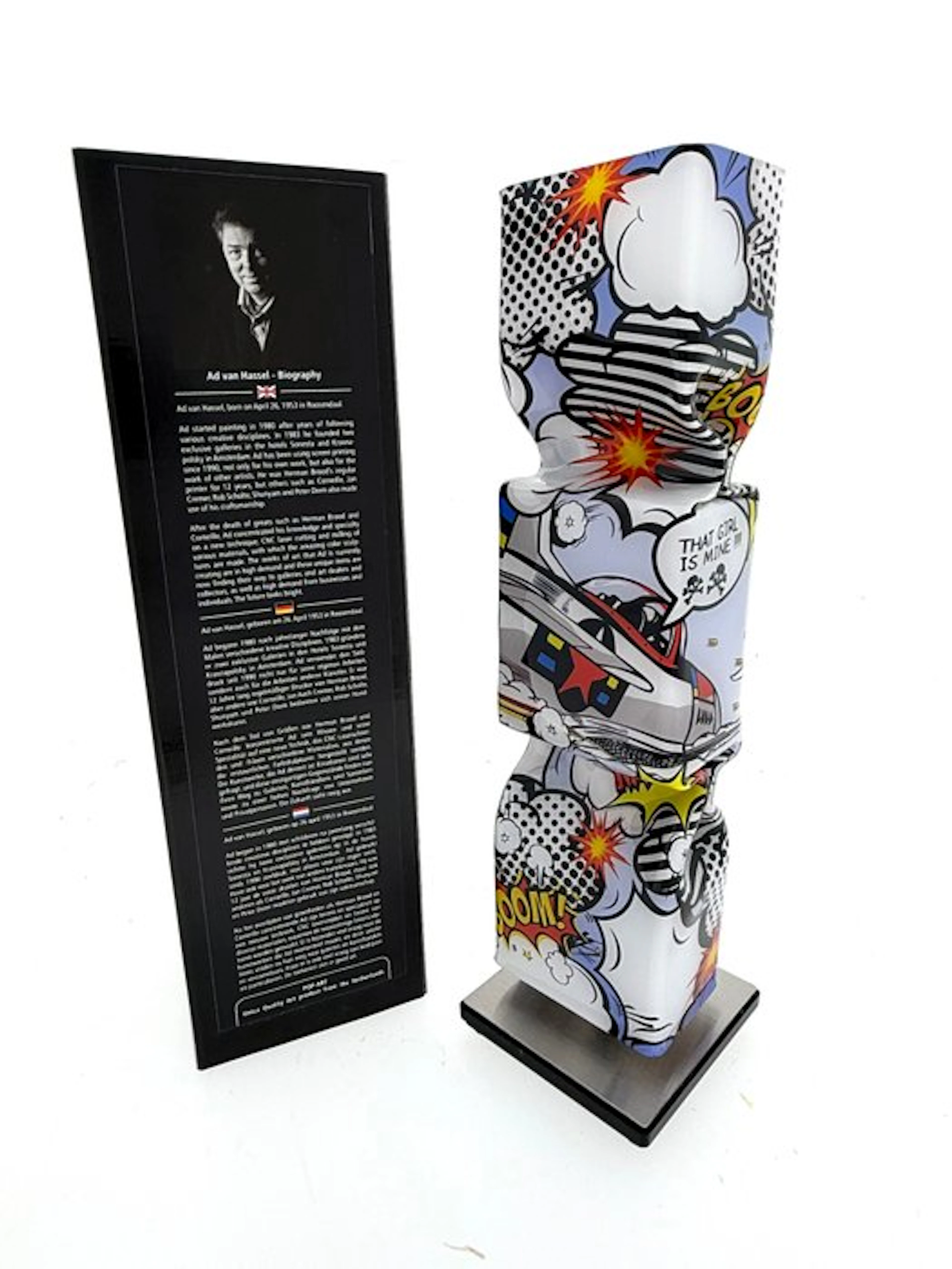 Ad van Hassel (1953) - Luxury Art Candy Toffee - Roy Lichtenstein