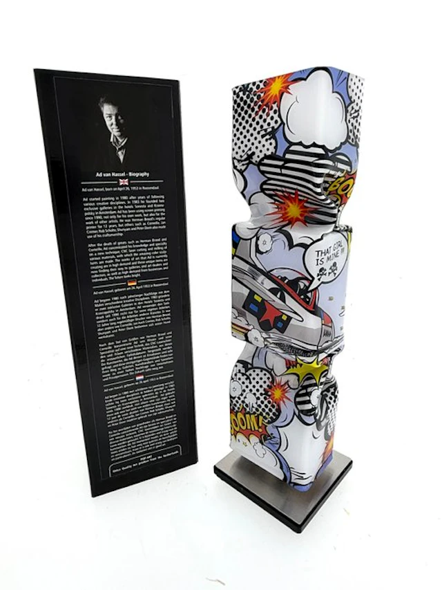 Ad van Hassel (1953) - Luxury Art Candy Toffee - Roy Lichtenstein