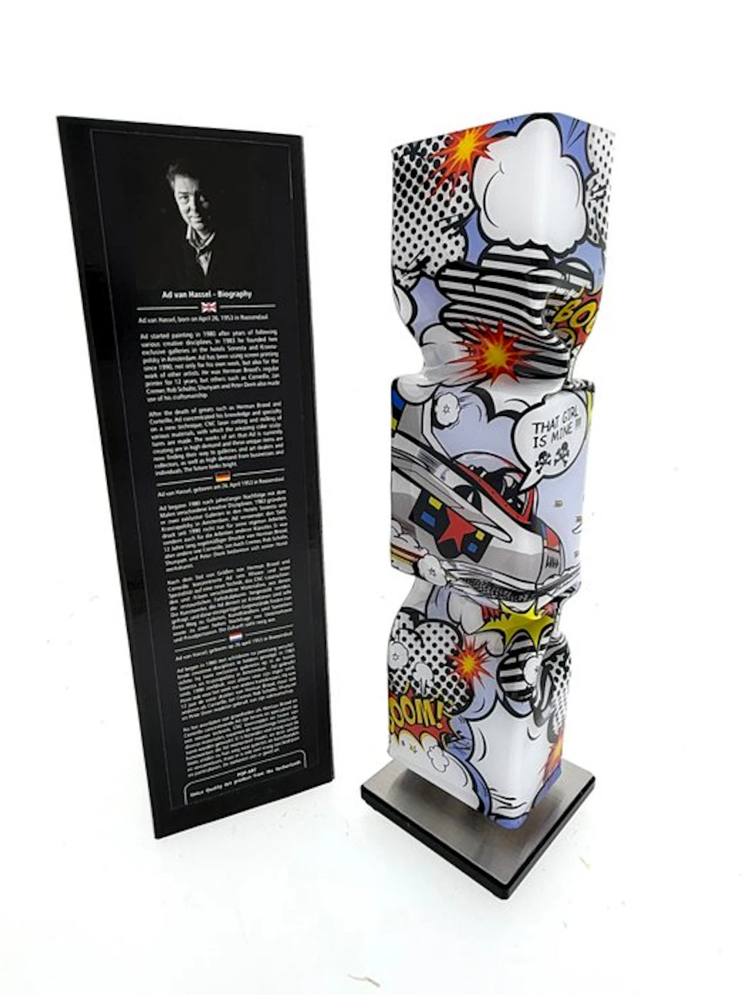 Ad van Hassel (1953) - Luxury Art Candy Toffee - Roy Lichtenstein