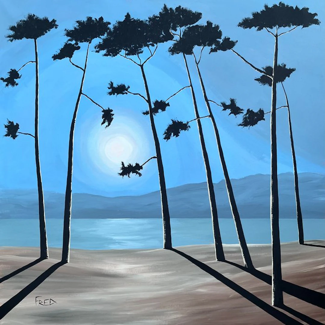 frederic Cadiou (1980) - Full moon 100x100