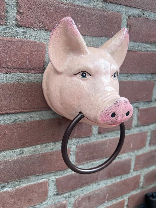 Decorative ornament - Europe - Cast Iron Pig