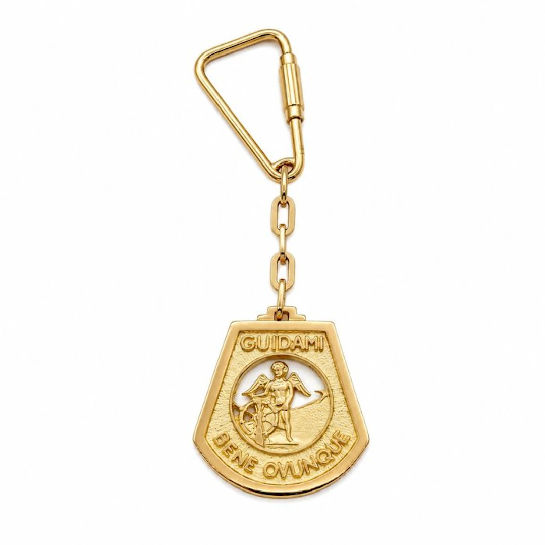 Pendant - 18 kt. Yellow gold - Keychain - Handmade