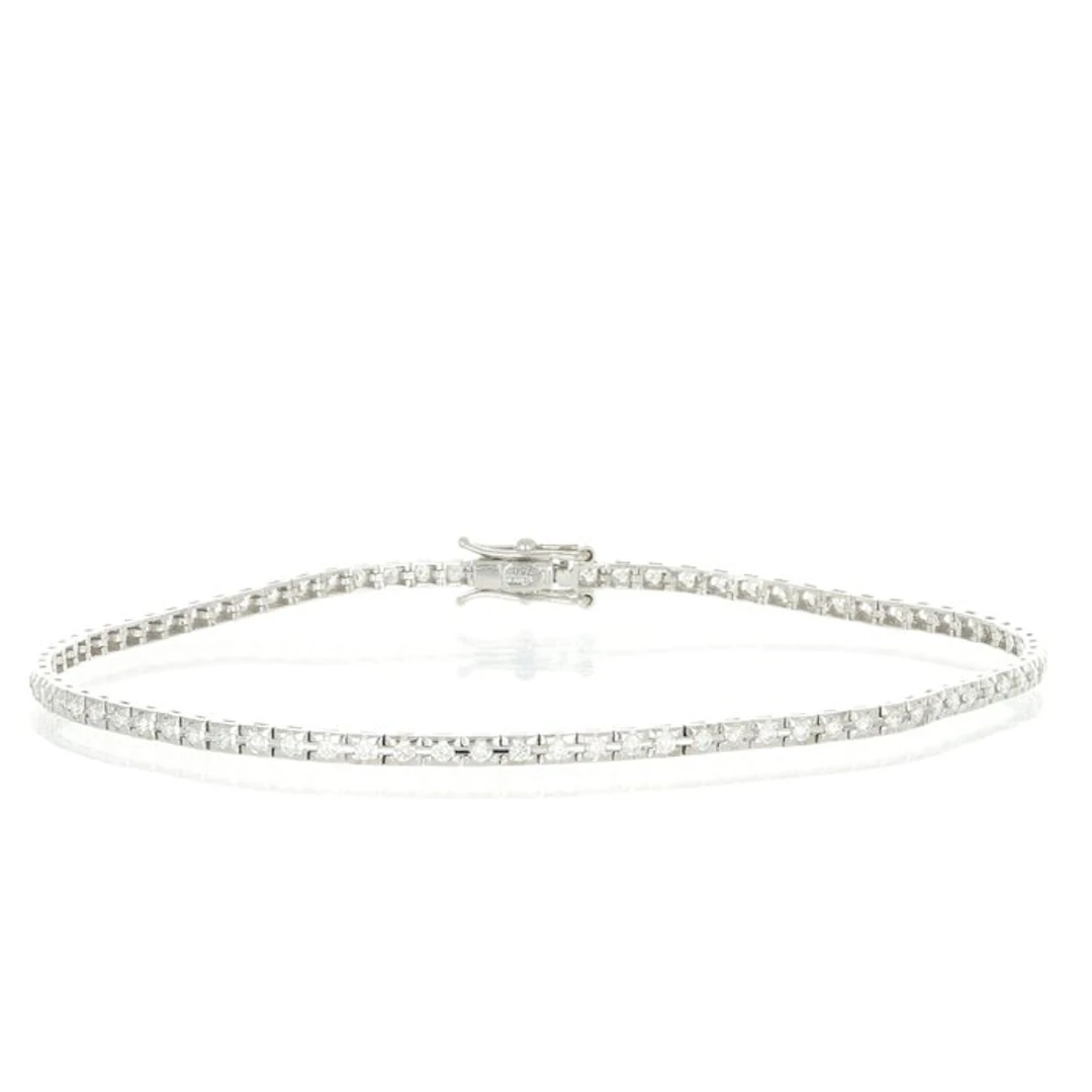 No reserve price - Bracelet - 18 kt. White gold - 2.02ct. tw. Diamond (Natural)