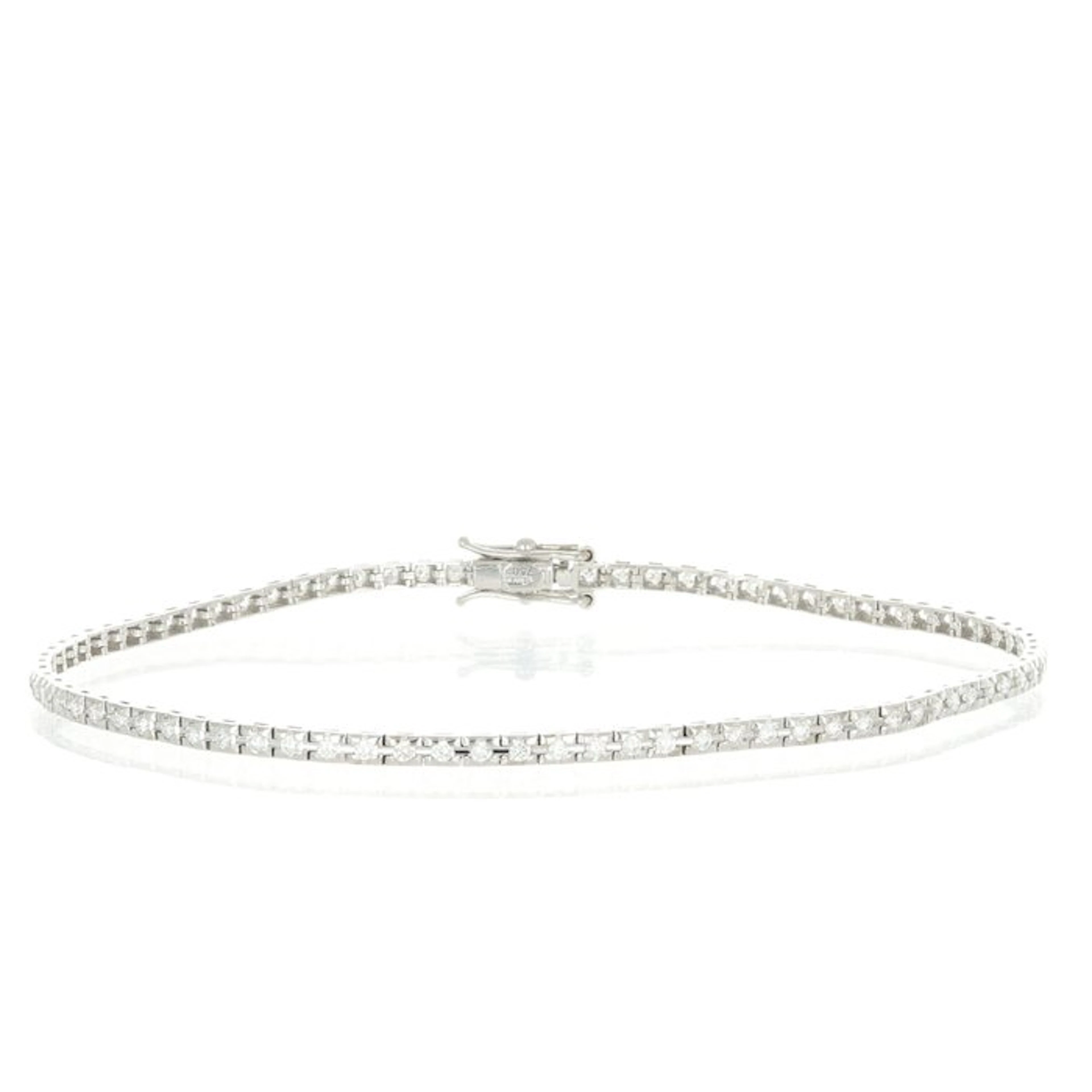 No reserve price - Bracelet - 18 kt. White gold - 2.02ct. tw. Diamond (Natural)