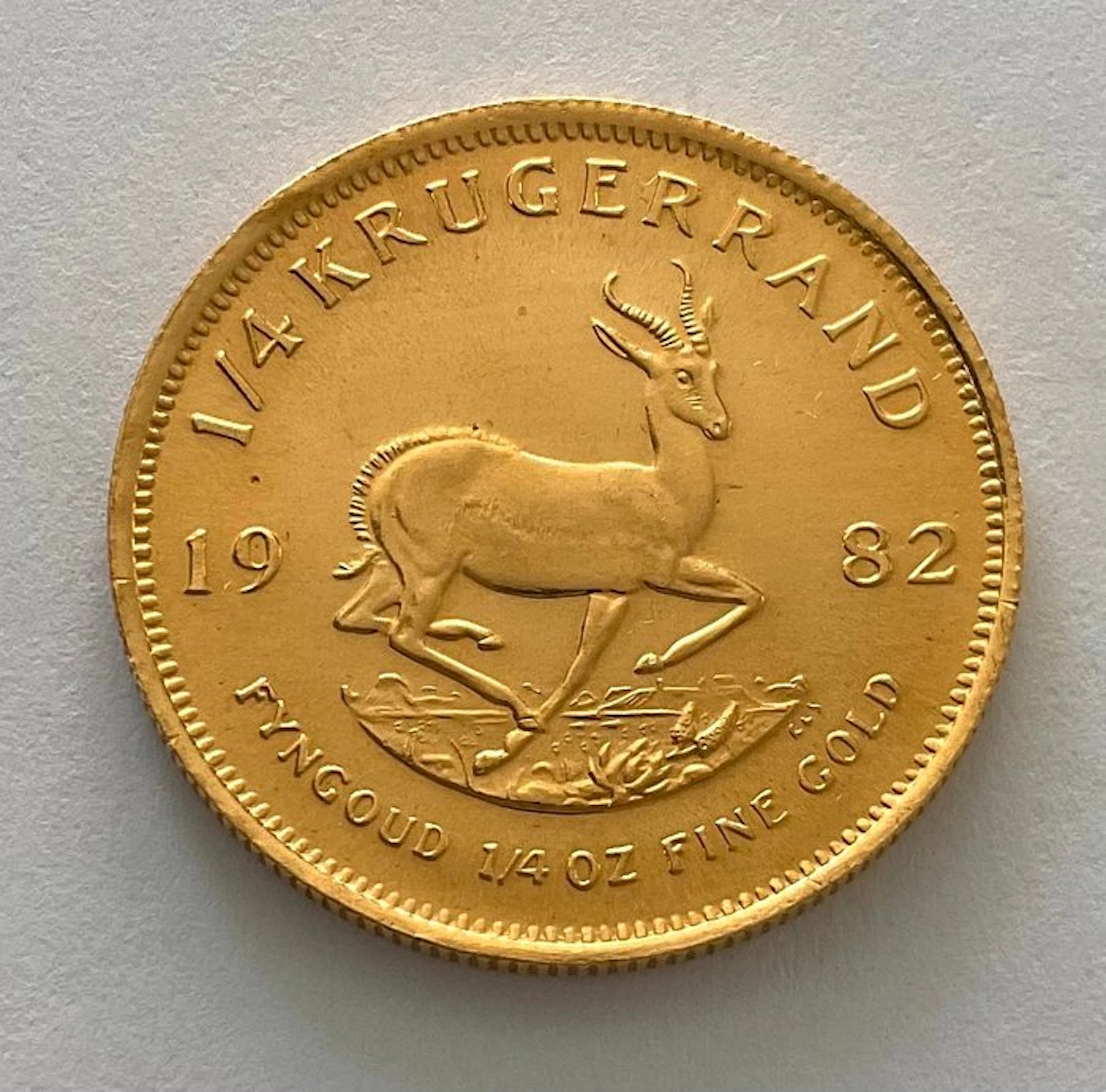 South Africa. 1/4 Krugerrand 1982