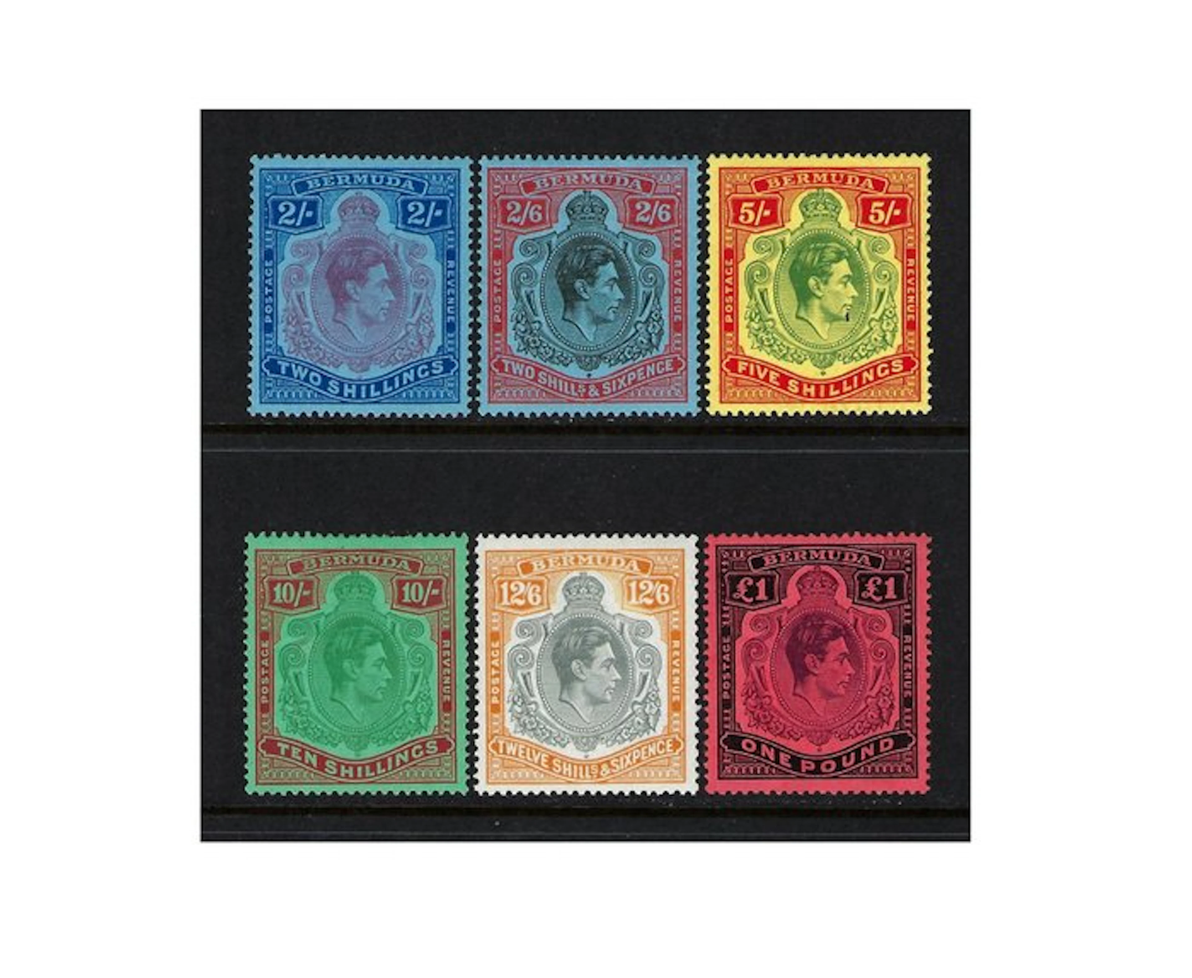 Bermuda 1938 - King George VI to £1
