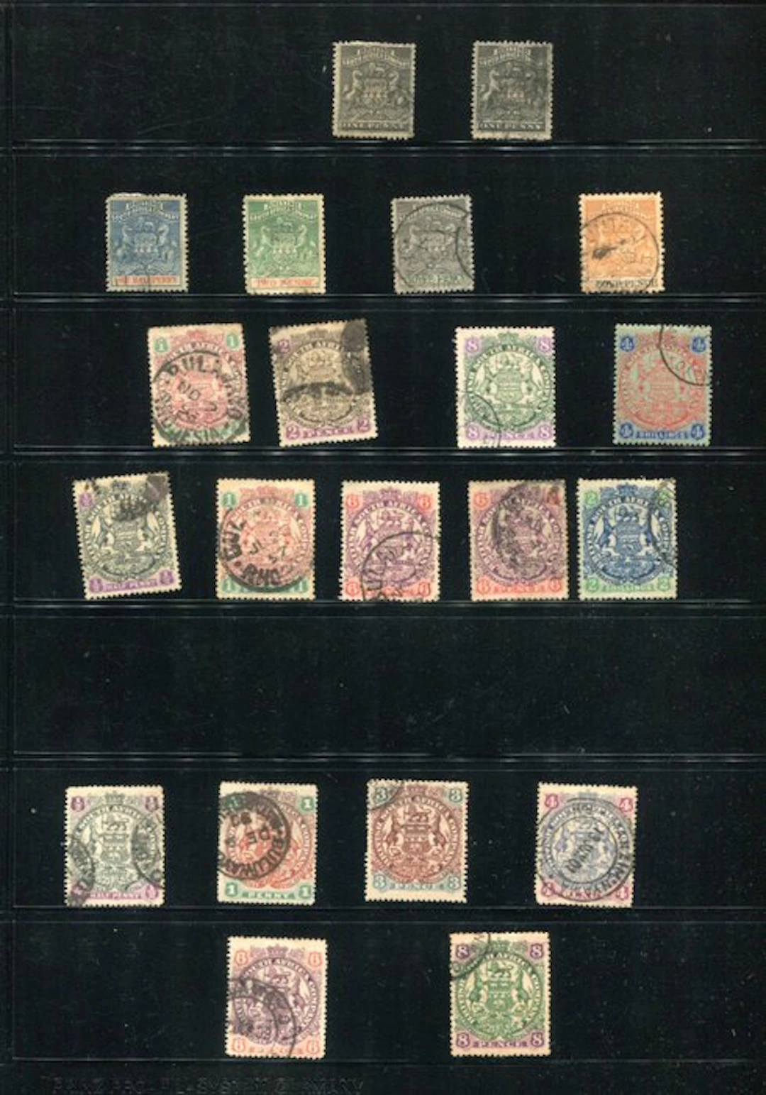 Rhodesia 1890/1972 - RHODESIA 1890-1971 M&U Collection 400 Stamps
