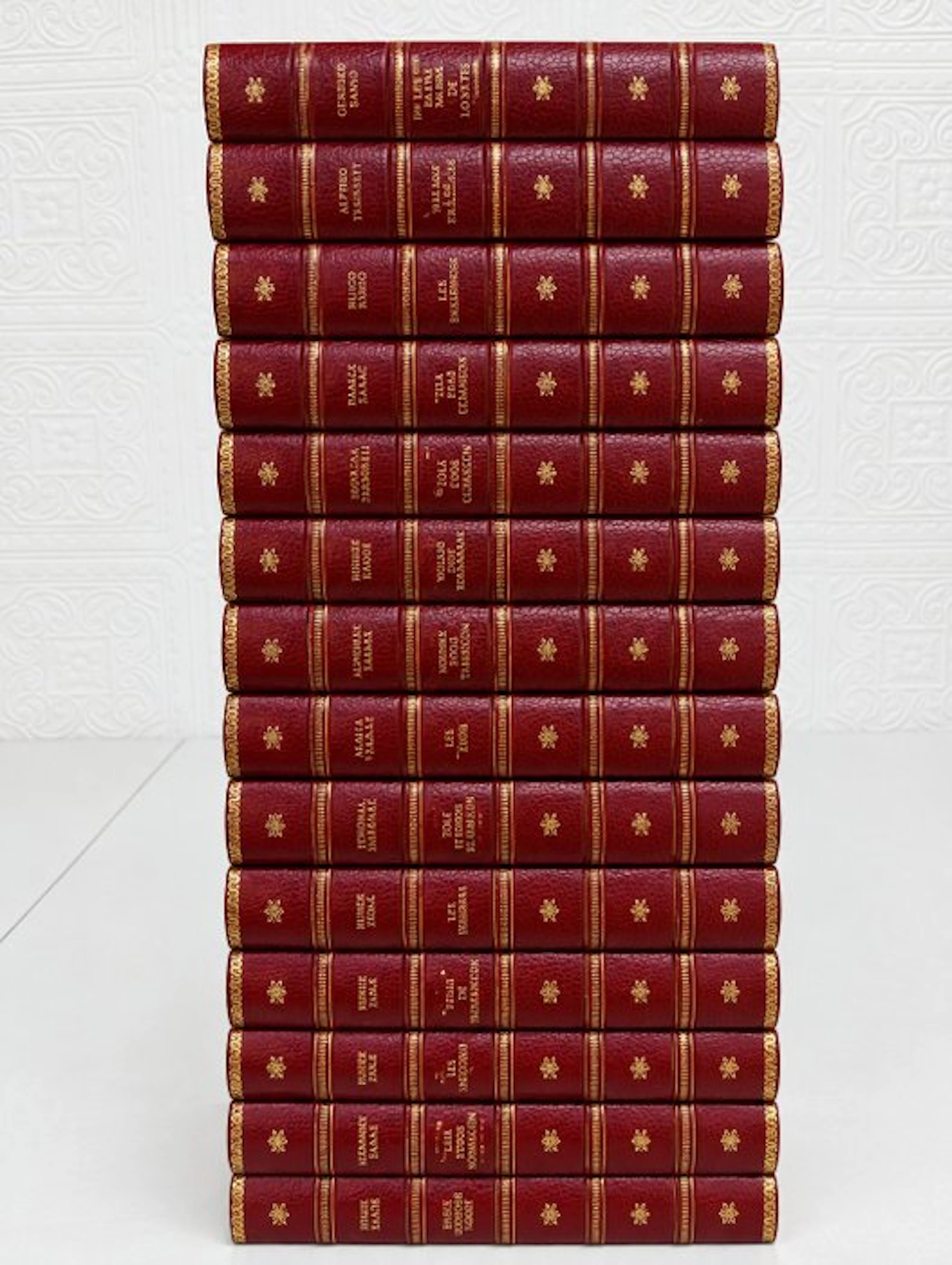 Émile Zola - Lot de 14 volumes de la collection des œuvres d'Émile Zola - 1970