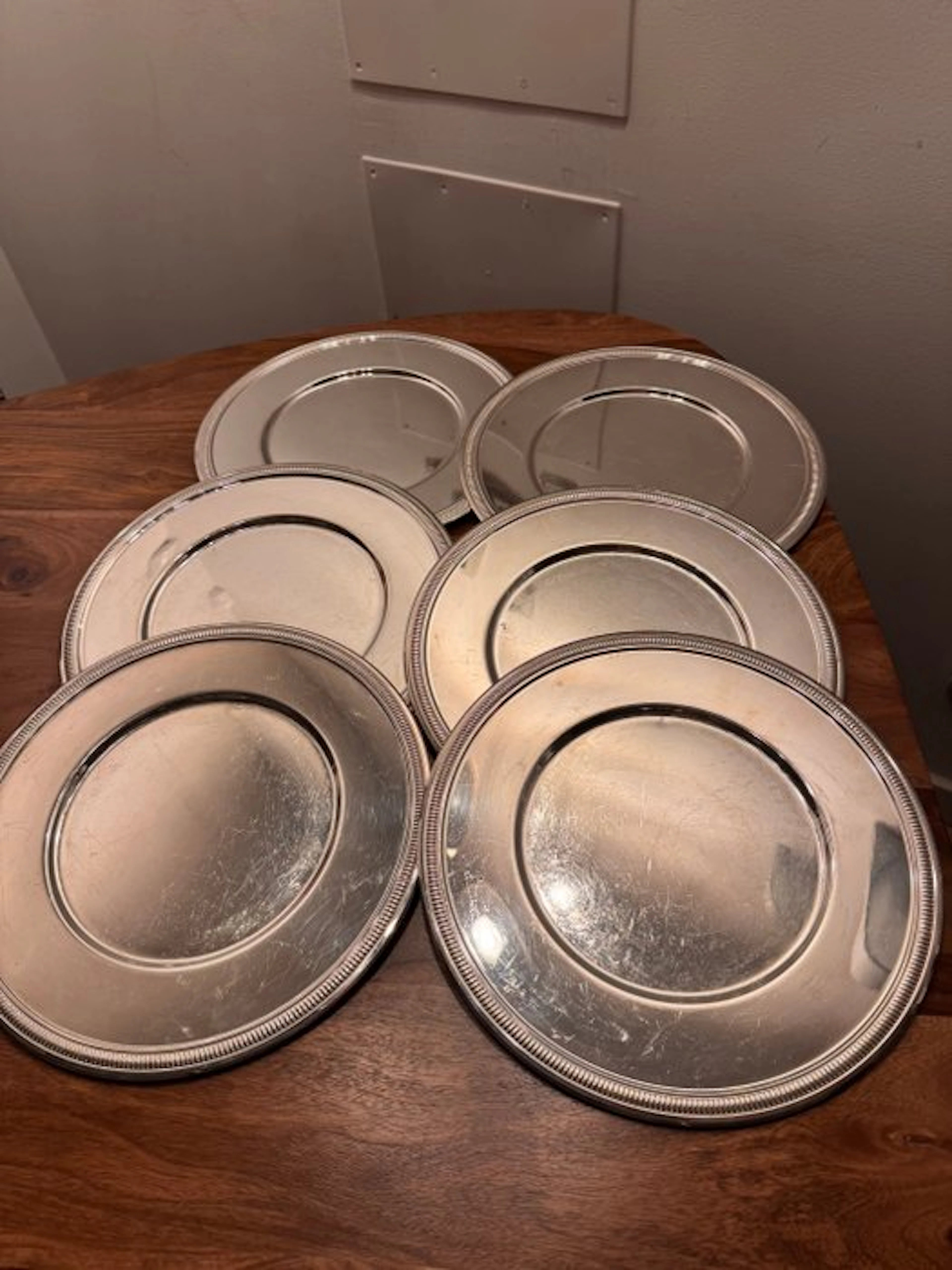St. Medard - St. Medard - Charger plate (6) - Silverplated
