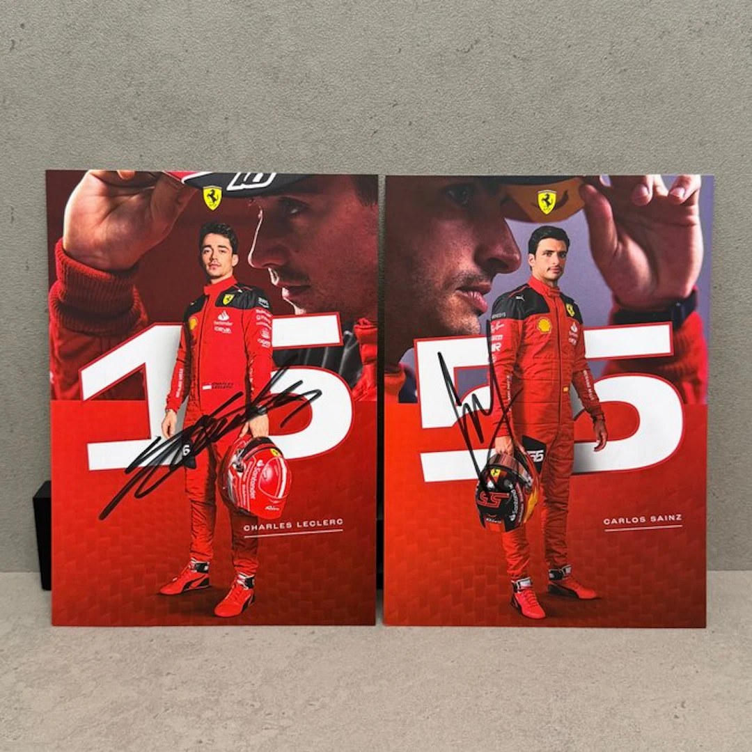 Ferrari - 2023 Season fancard - Charles Leclerc - Carlos Sainz - 2023 - Fancard