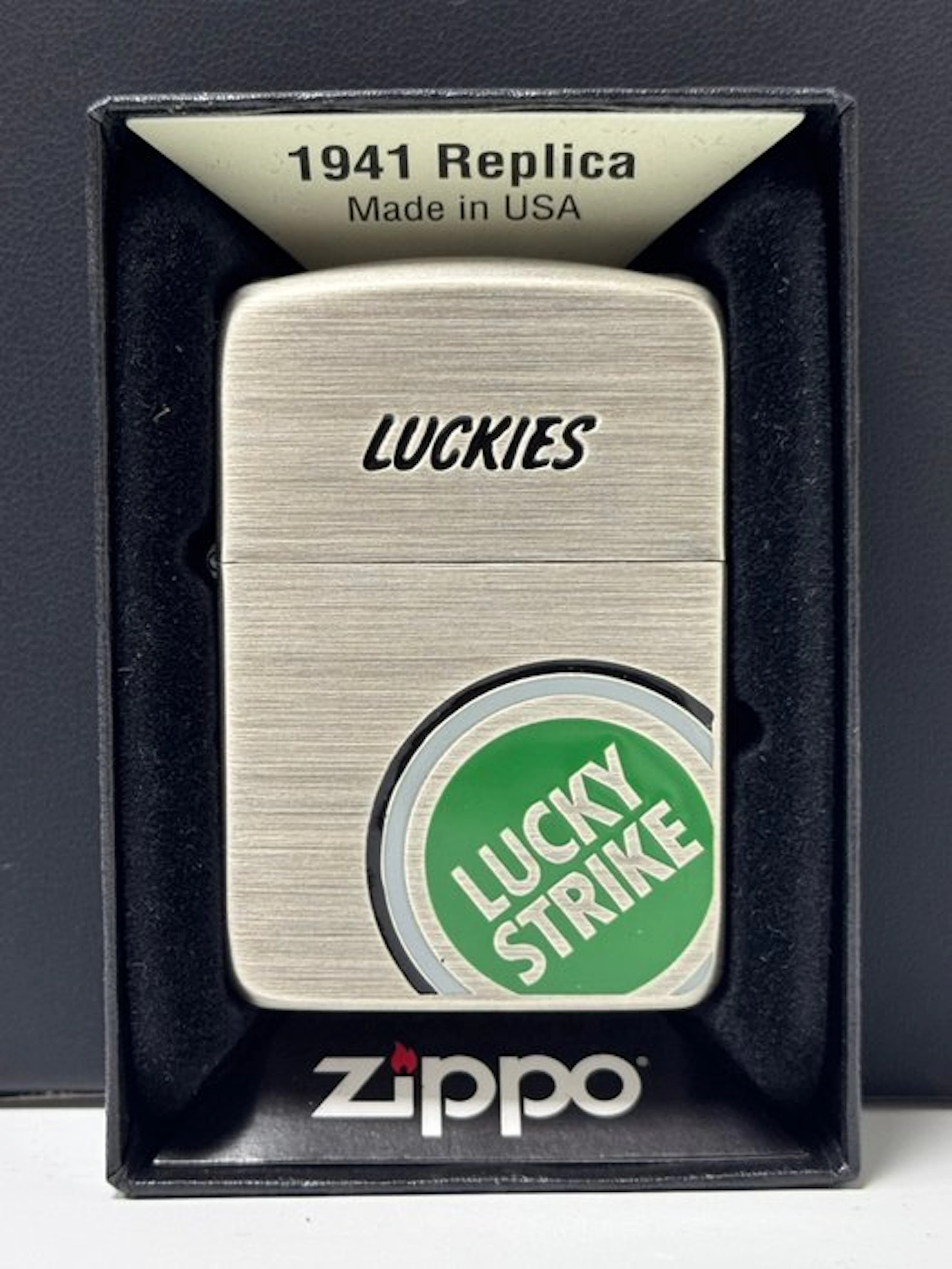 Zippo - Lucky Strike (Etichetta Verde) del 1941 in...
