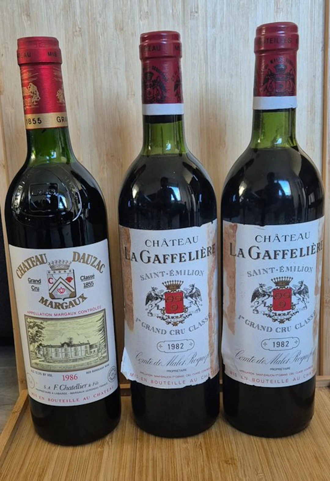 1982 x2 Château La Gaffeliere & 1986 Chateau Dauzac - Margaux