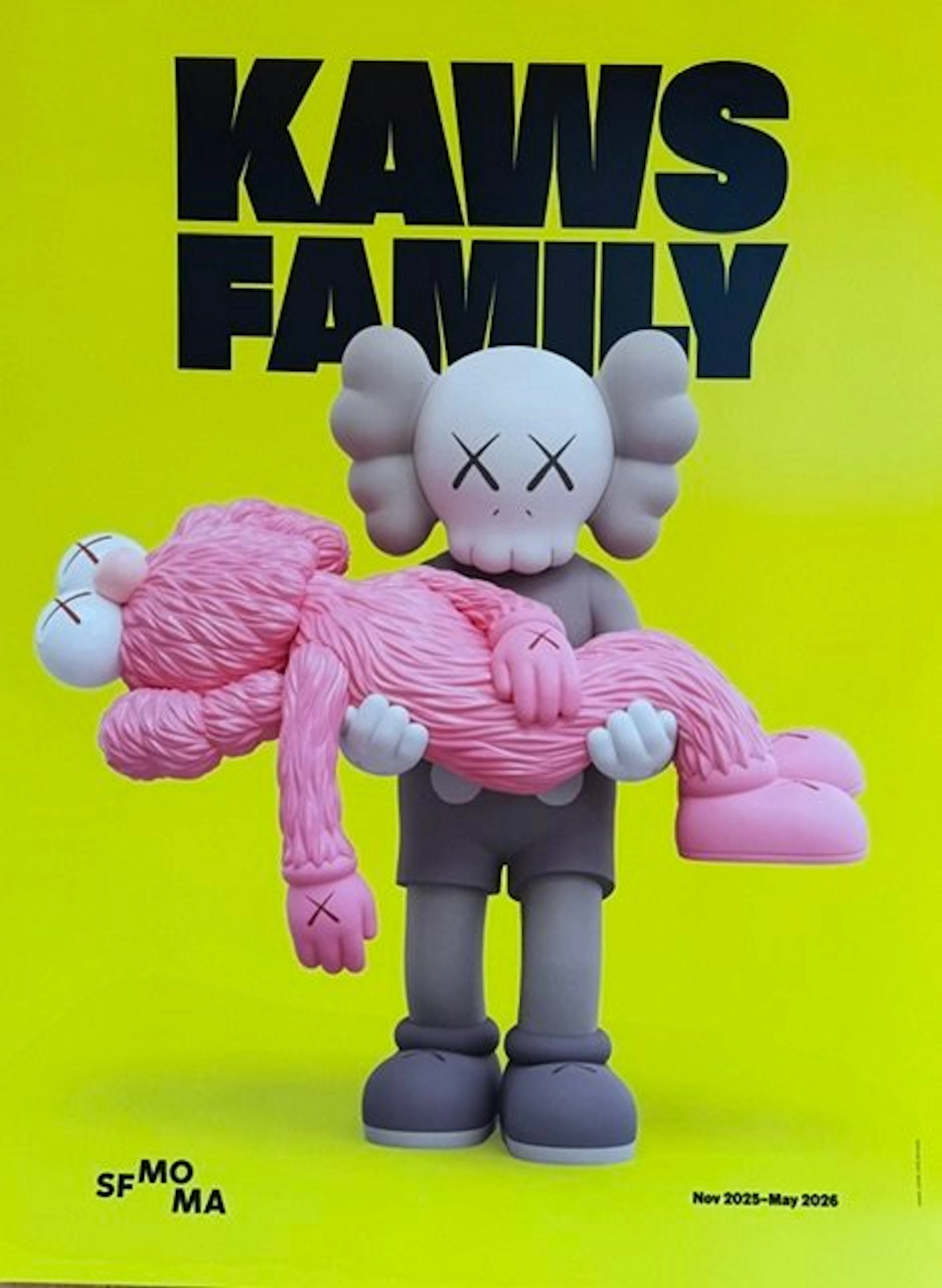 KAWS - Gone, 2020, Exhibition Poster (2025), Copyright KAWS, Printed in USA