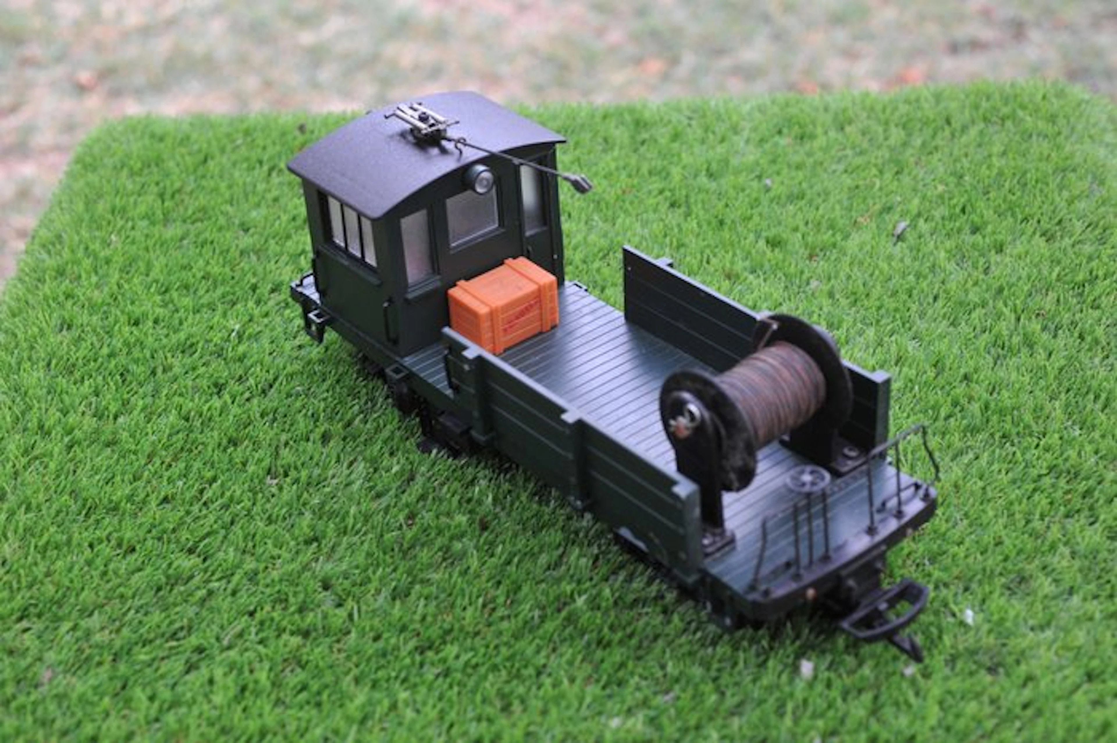 Bachmann G - Model train (1) - Flat wagon with a cab