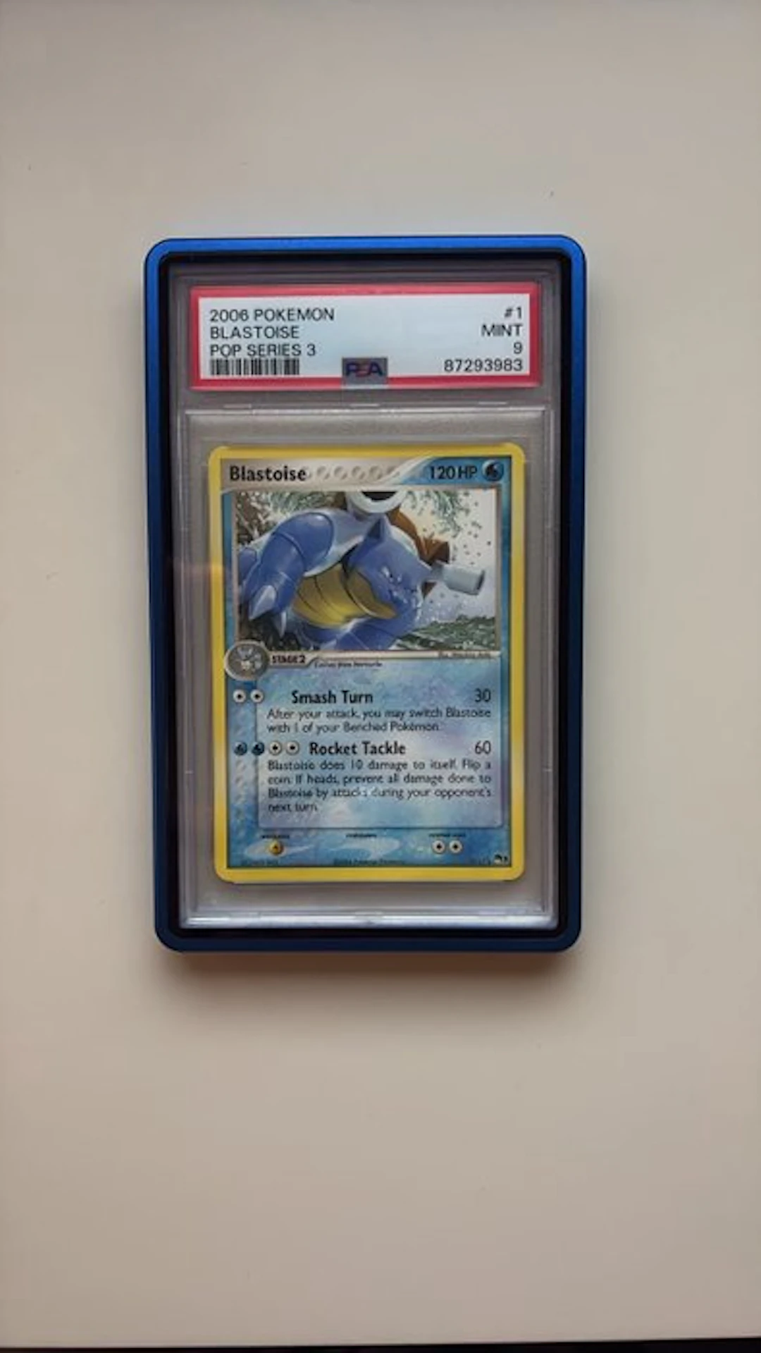 Pokémon - 1 Graded card - Blastoise Pop Series 3 Promo card - PSA 9
